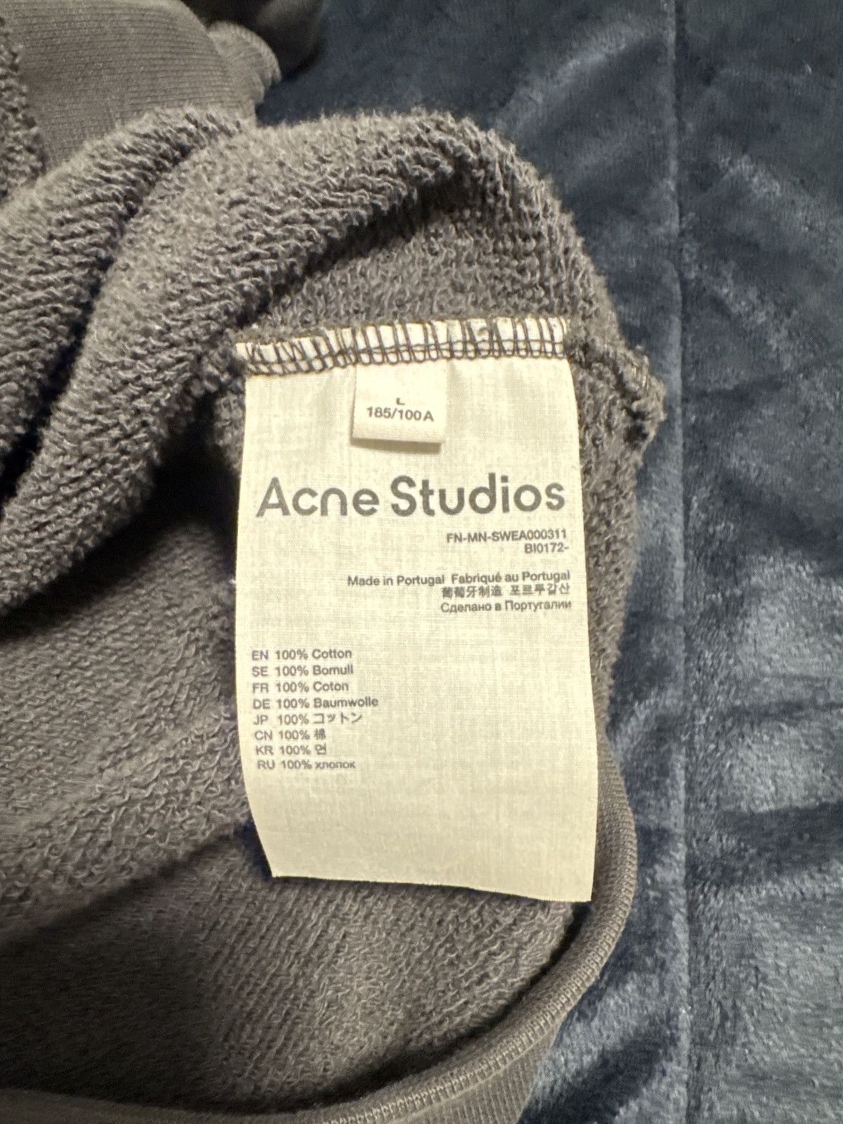 Acne Studios Acne Studios Bubble Logo Crewneck Sweater Size US L / EU 52-54 / 3 - 5 Thumbnail