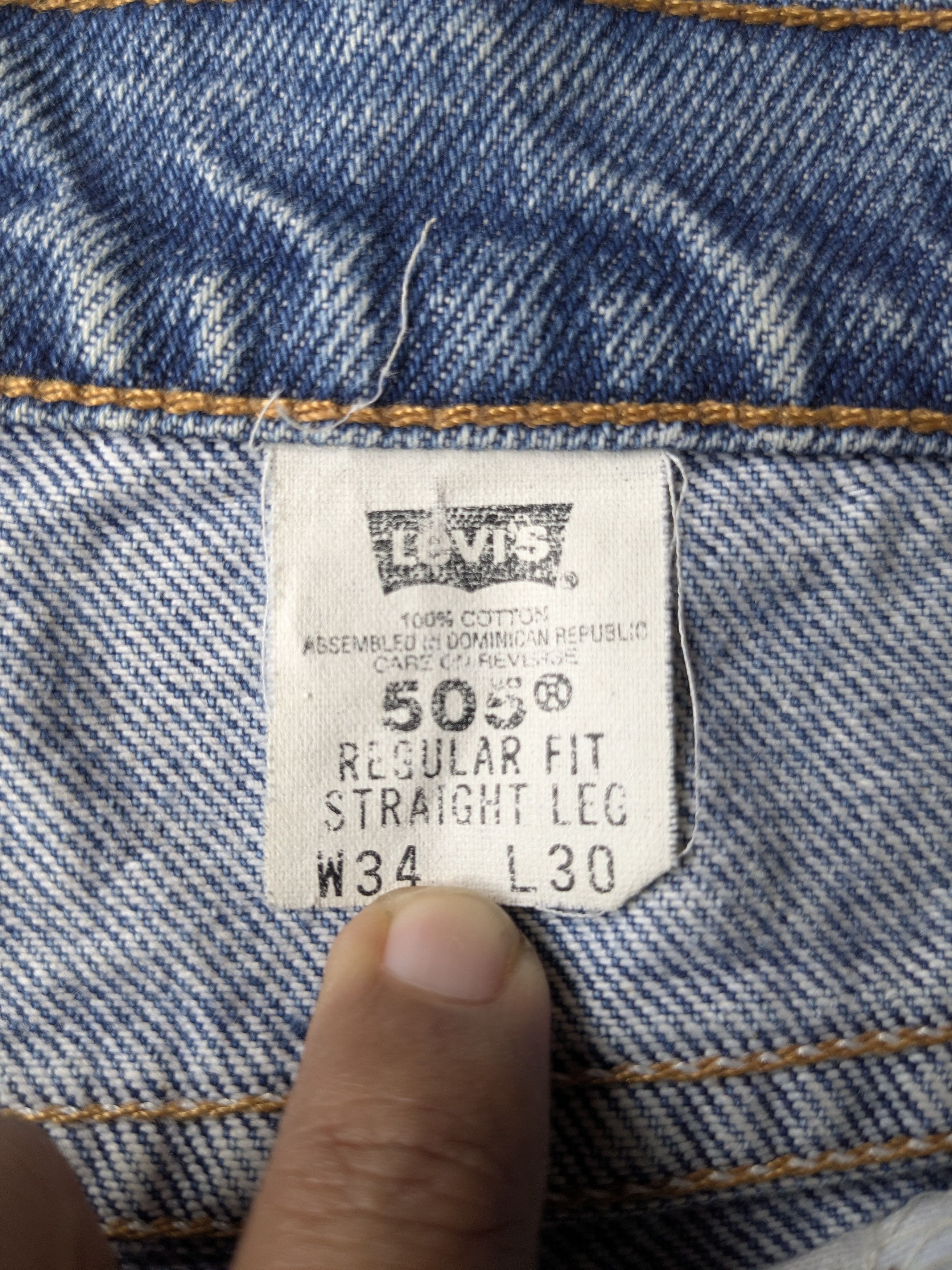 Levi's Vintage Clothing Vintage Levi's 505 Orange tag distressed shortpant Size US 33 - 8 Thumbnail