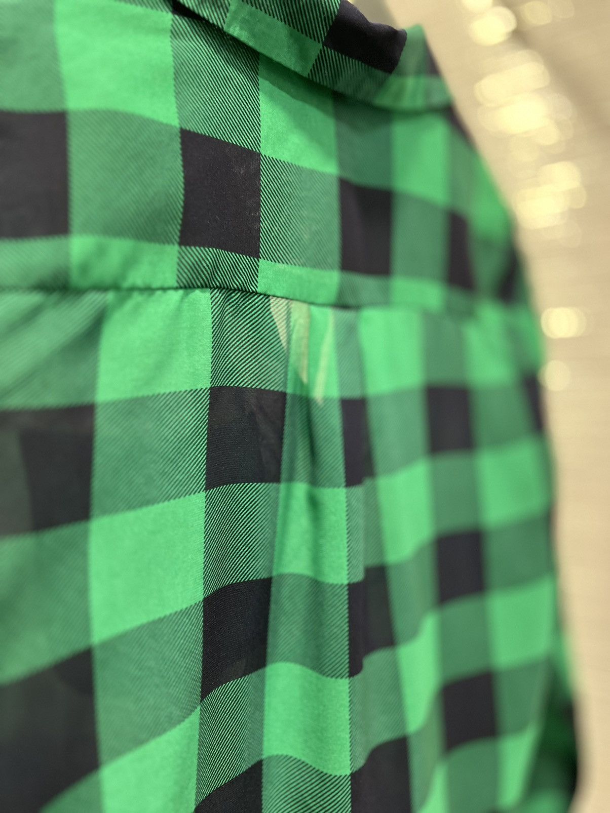 H&M H&M Women Green & Navy Plaid Long Sleeve Button-Down Shirt S Size S / US 4 / IT 40 - 8 Thumbnail
