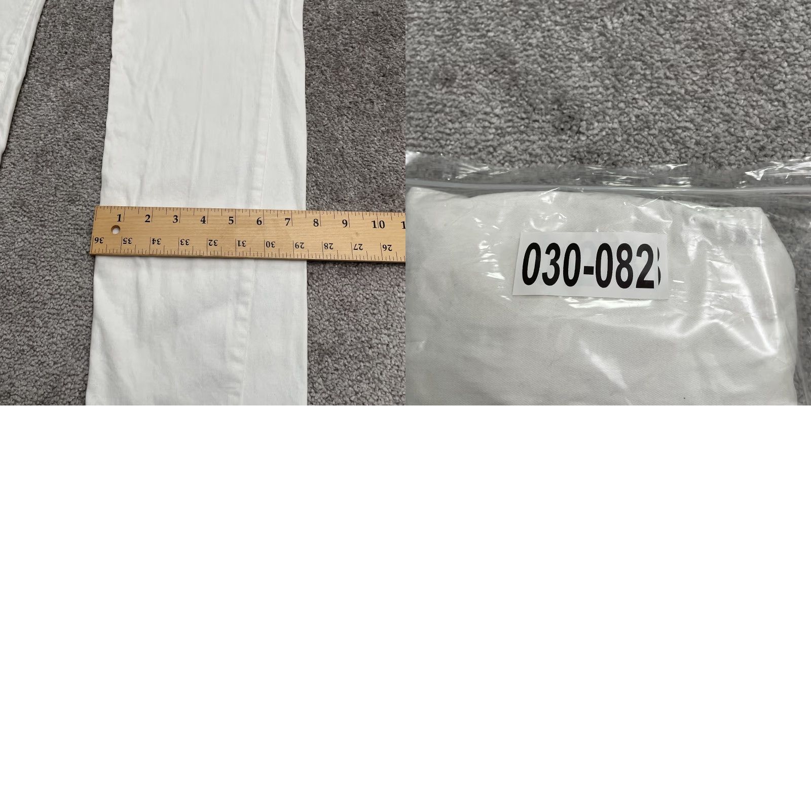 Vintage Ashley Stewart Jeans Womens 14 White High Rise Straight Lightweight 34x31 Size 36" / US 14 / IT 50 - 10 Thumbnail