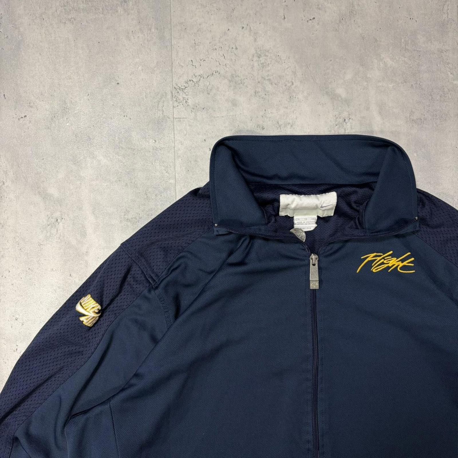 Nike Y2K Navy Nike Flight Dri Fit Zip Up Track Jacket Size US XL / EU 56 / 4 - 5 Thumbnail