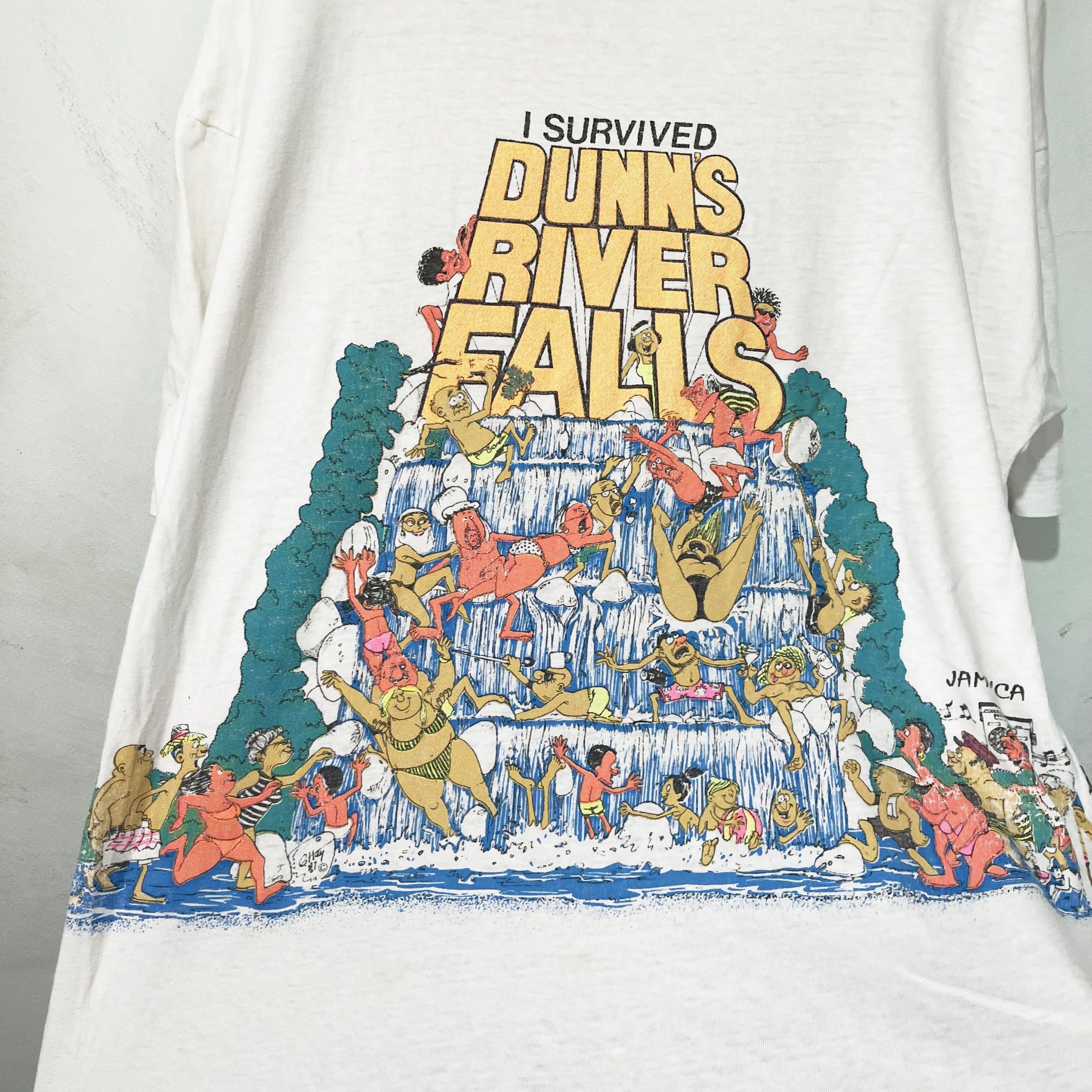 Vintage Vintage 90s Dunn's River Falls T-Shirt Size US XL / EU 56 / 4 - 2 Thumbnail