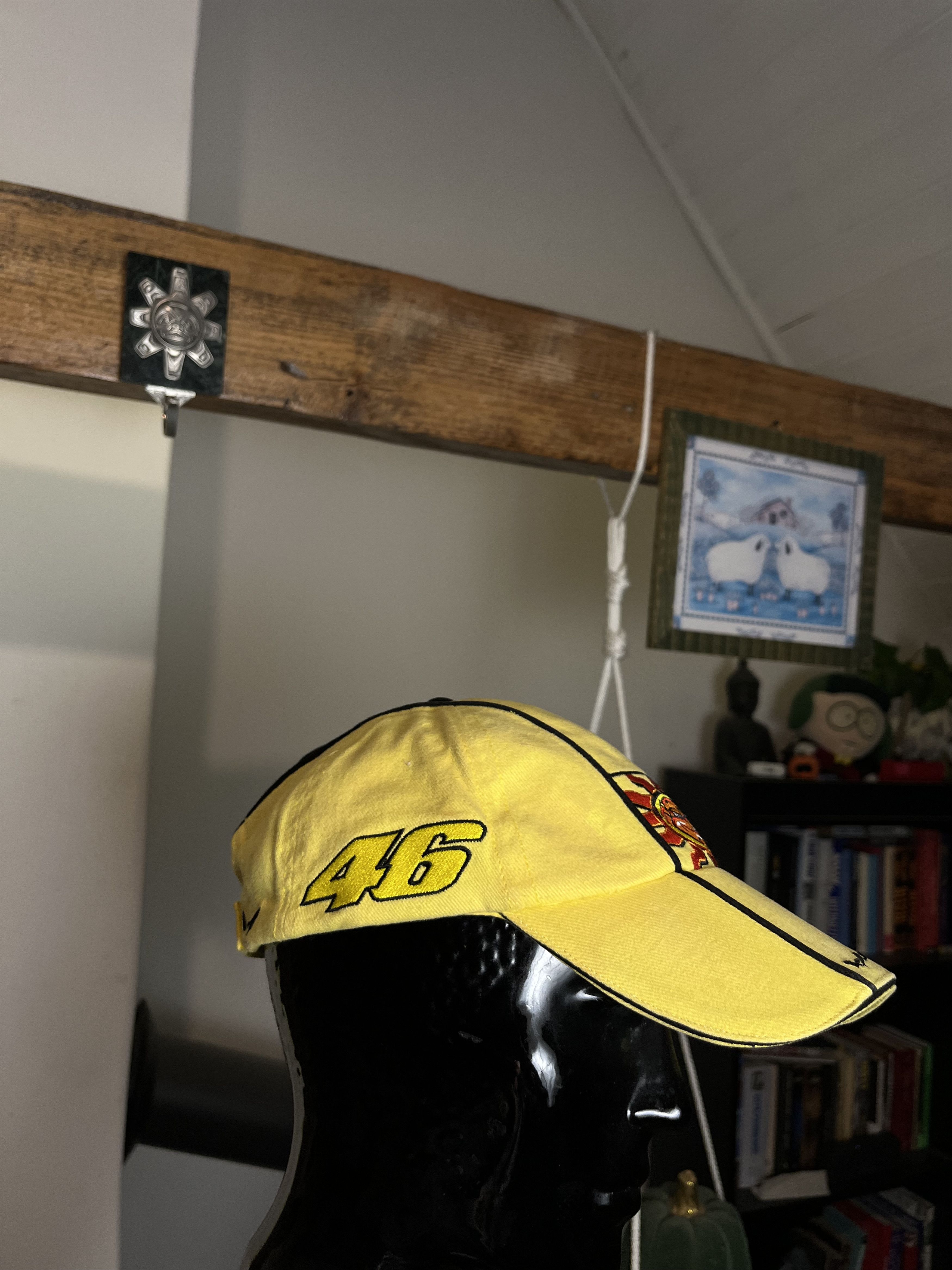 Vintage Vintage Daring Racing Moto Valentino Rossi 46 Doctor Cap Hat Size ONE SIZE - 4 Thumbnail