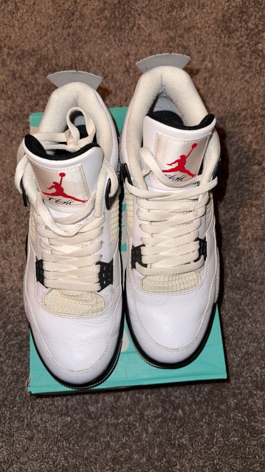Jordan Brand Jordan 4 white cement - 2016 Size US 9 / EU 42 - 1 Thumbnail