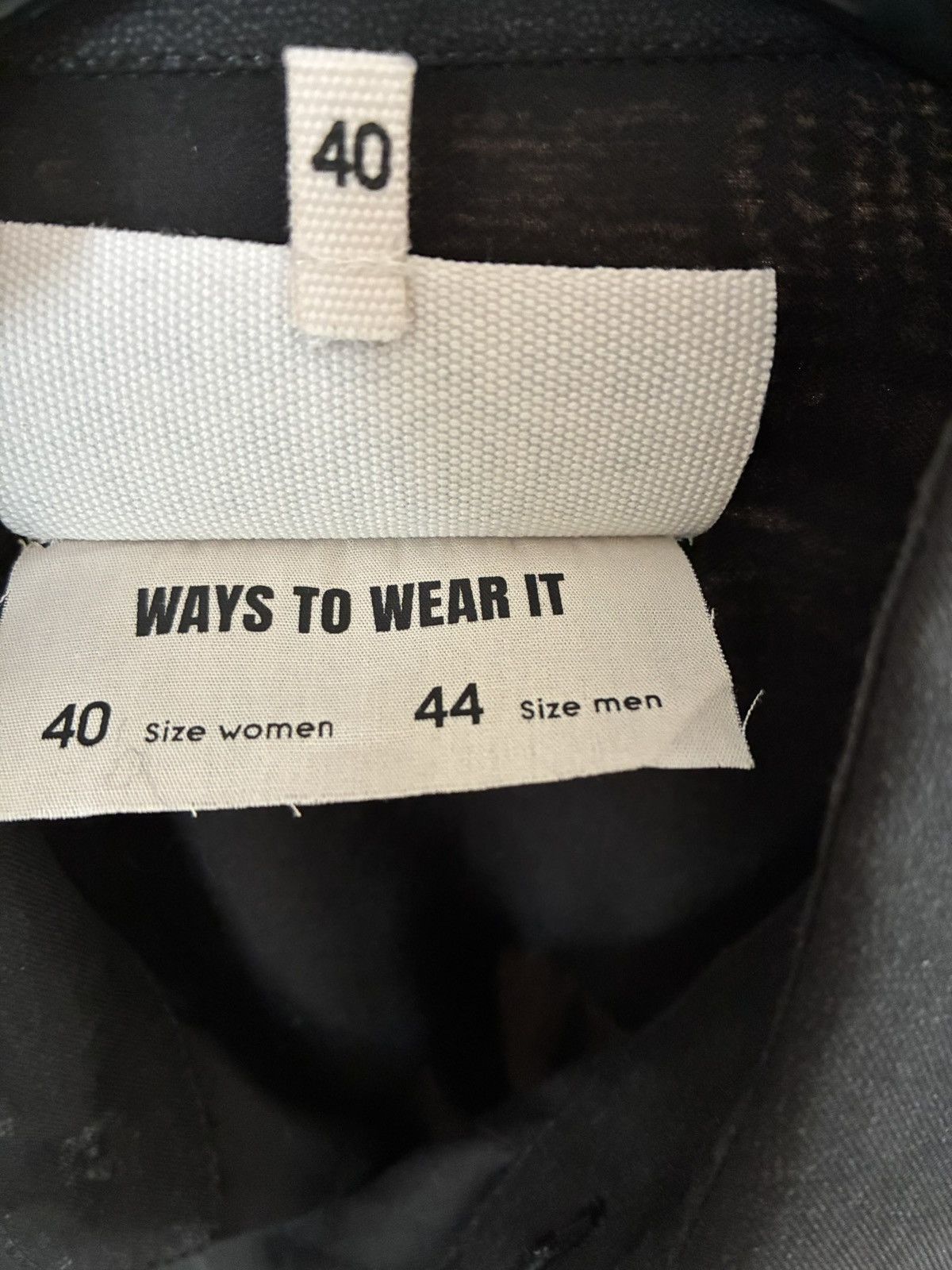 MM6 Maison Margiela MM6 black long-sleeve button shirt Size S / US 4 / IT 40 - 6 Thumbnail
