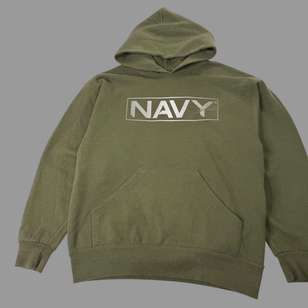 Vintage Vintage U.S. navy olive green hoodie Size US M / EU 48-50 / 2 - 3 Thumbnail