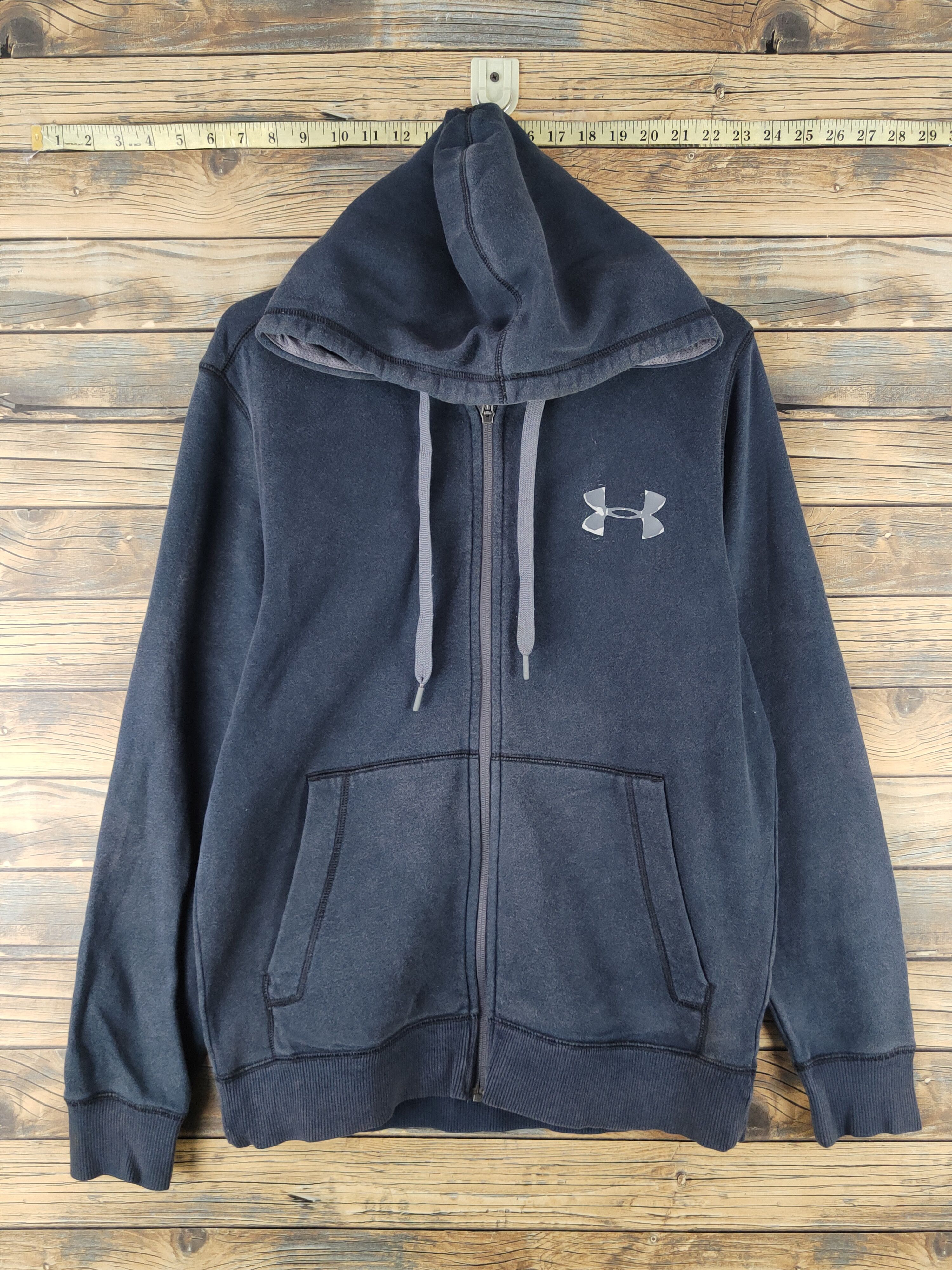 Under Armour DL Under Armour Navy Faded Hoodie Sweaters #2510 Size US M / EU 48-50 / 2 - 1 Thumbnail