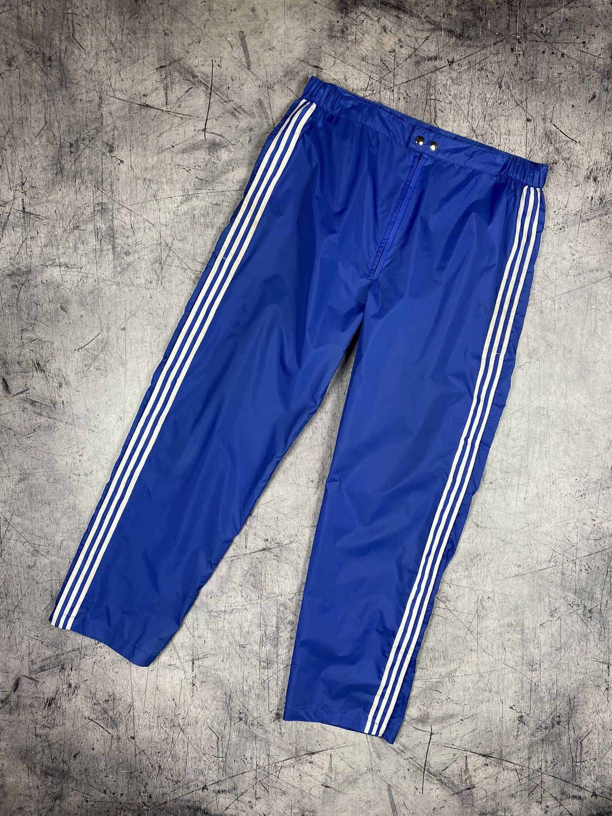 Adidas Adidas Ventex 80s vintage faded striped nylon track pants Size US 34 / EU 50 - 2 Thumbnail