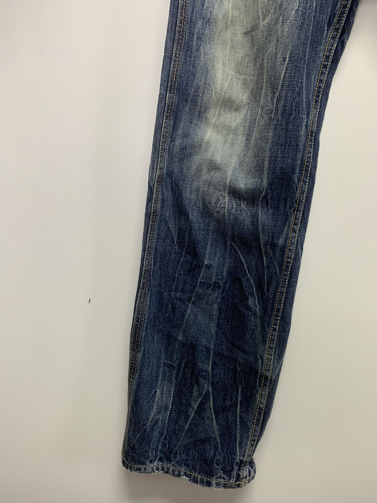 Vintage Back Number Distress Jeans Size US 34 / EU 50 - 4 Thumbnail