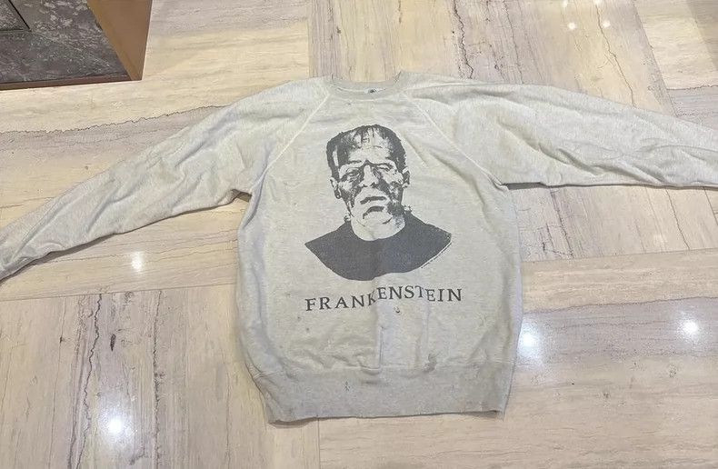 Saint Michael Saint Michael Frankenstein washed round neck long sleeves Size US L / EU 52-54 / 3 - 1 Thumbnail
