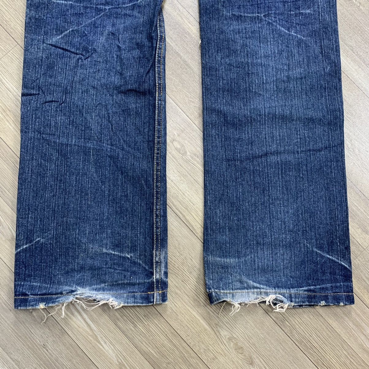 If Six Was Nine × Japanese Brand × Le Grande Bleu (L.G.B.) Crazy Limited Distressed Skull Jeans Size US 35 - 12 Thumbnail