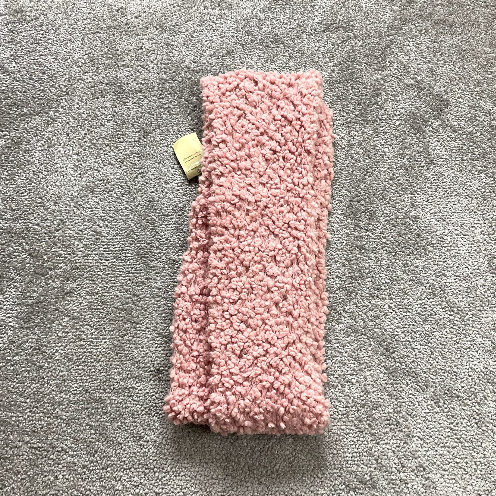 Pinko Sonoma Scarf Womens One Size Pink Soft Fluffy New NWT Cold Weather Popcorn Size ONE SIZE - 7 Thumbnail