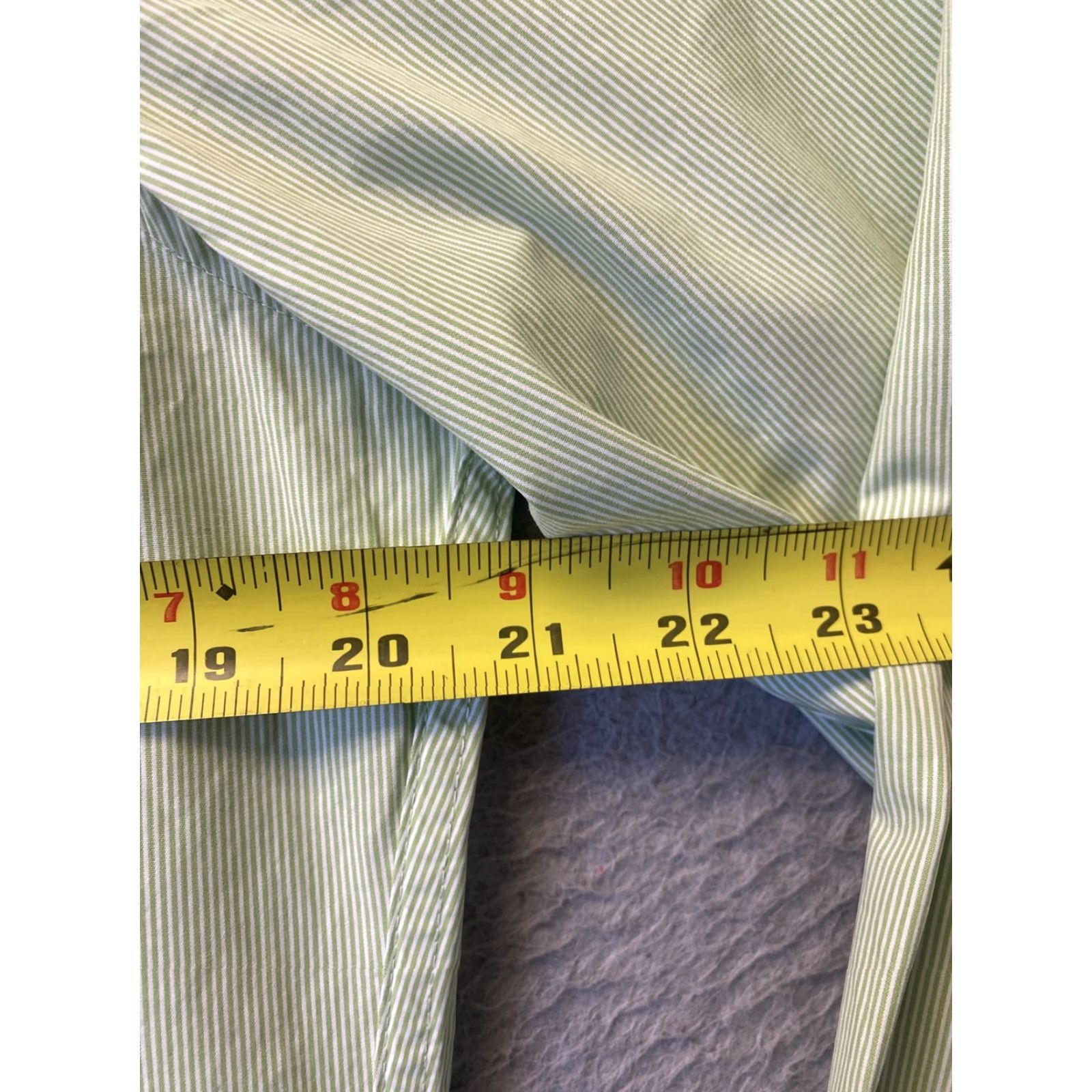 Abercrombie & Fitch VINTAGE Abercrombie & Fitch Button-Up Shirt M Green Striped Classic Long Sleeve Casual Mens Size US M / EU 48-50 / 2 - 7 Thumbnail