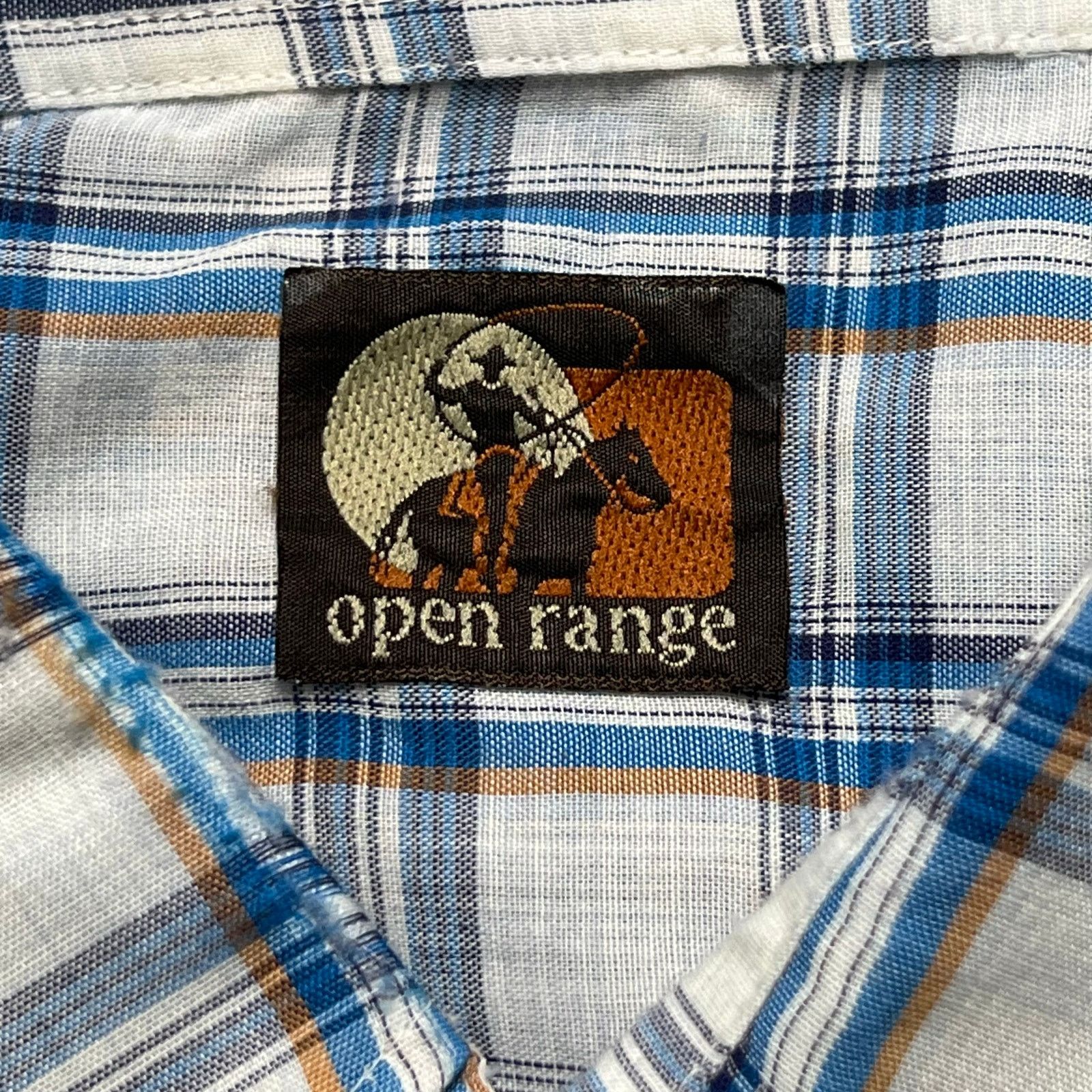 Vintage Vintage Open Range long-sleeve western plaid snap shirt XL Size US XL / EU 56 / 4 - 3 Thumbnail