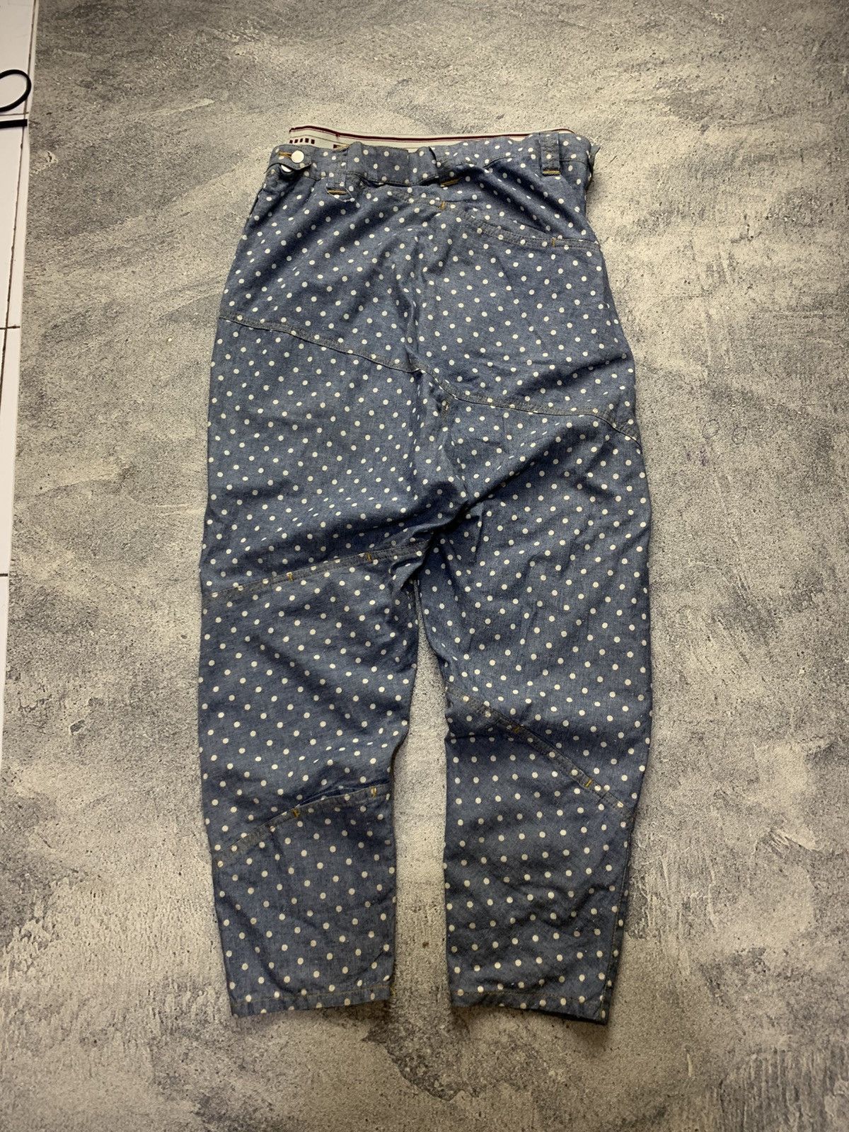 Frapbois 🐍 Frapbois Issey Miyake Drop Crotch Polka dot Pants Size US 30 / EU 46 - 9 Thumbnail