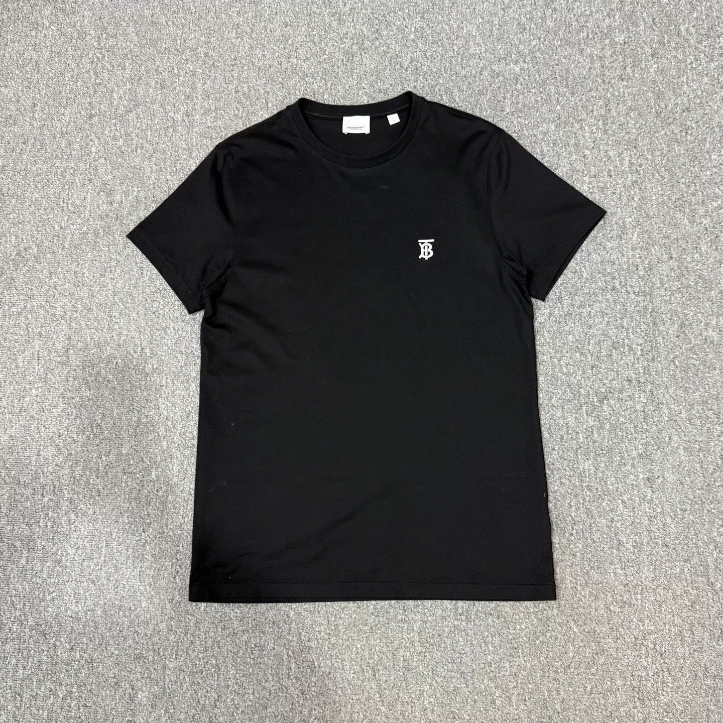Burberry Burberry TB logo chest embroidered short sleeve black S Size S / US 4 / IT 40 - 1 Thumbnail
