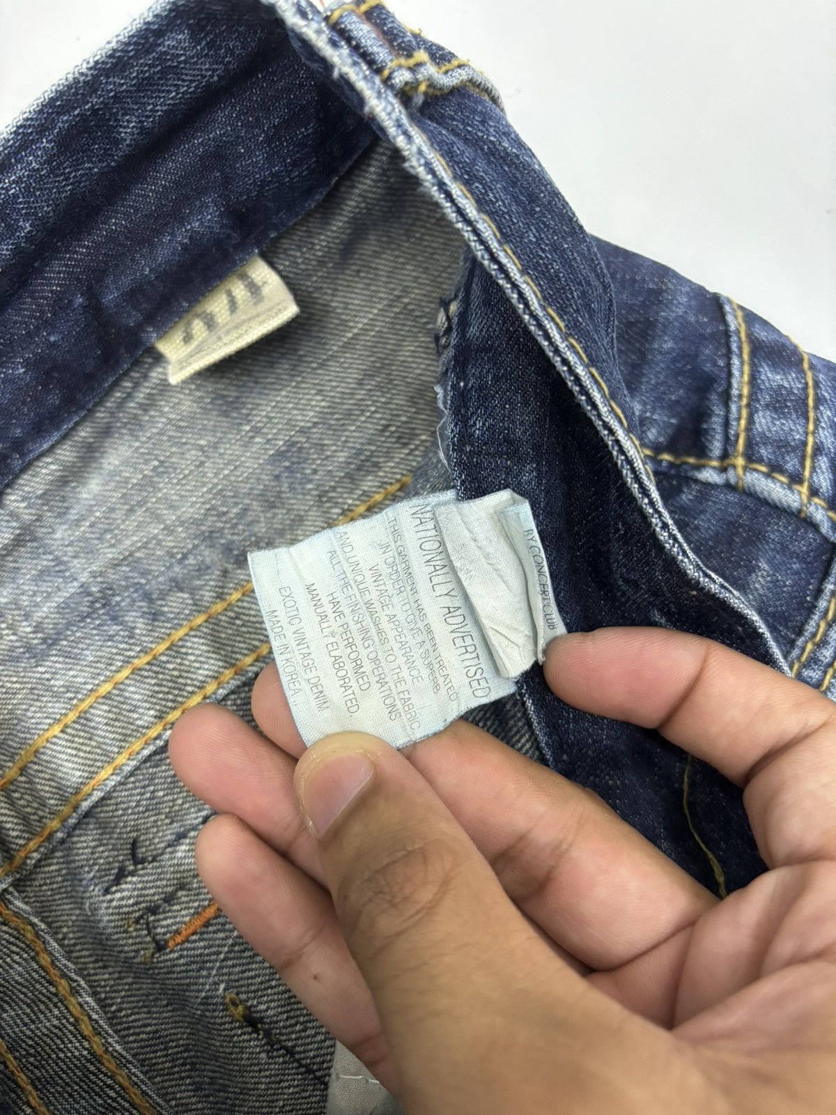 Japanese Brand Vintage Lolita Flared Bootcut Distressed Denim Jeans Size 25" / US 0 / IT 36 - 13 Thumbnail