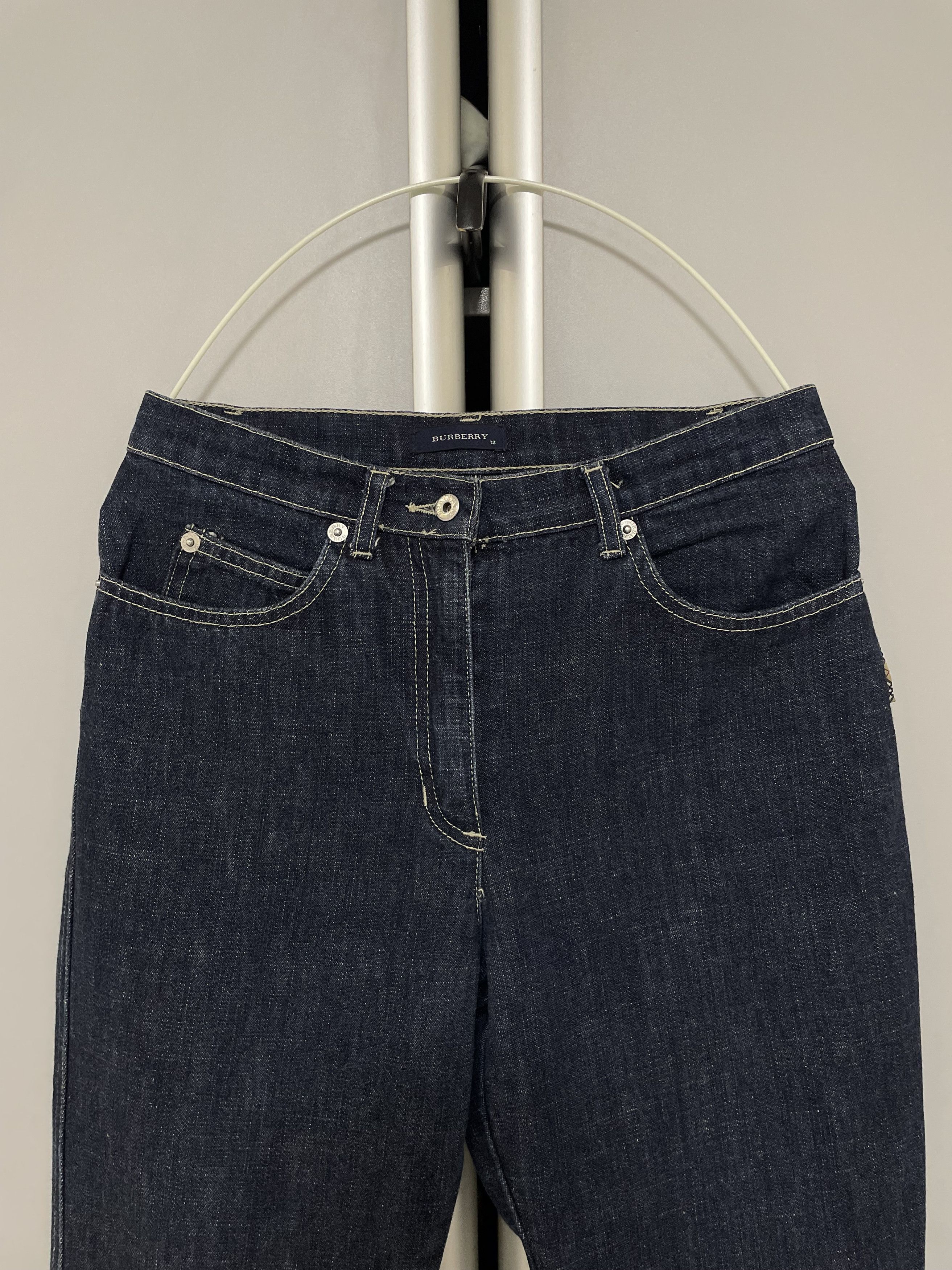 Burberry BURBERRY Jeans Denim Nova Check Pants 12Y Kids Size 12 Years Size 26" / US 2 / IT 38 - 5 Thumbnail
