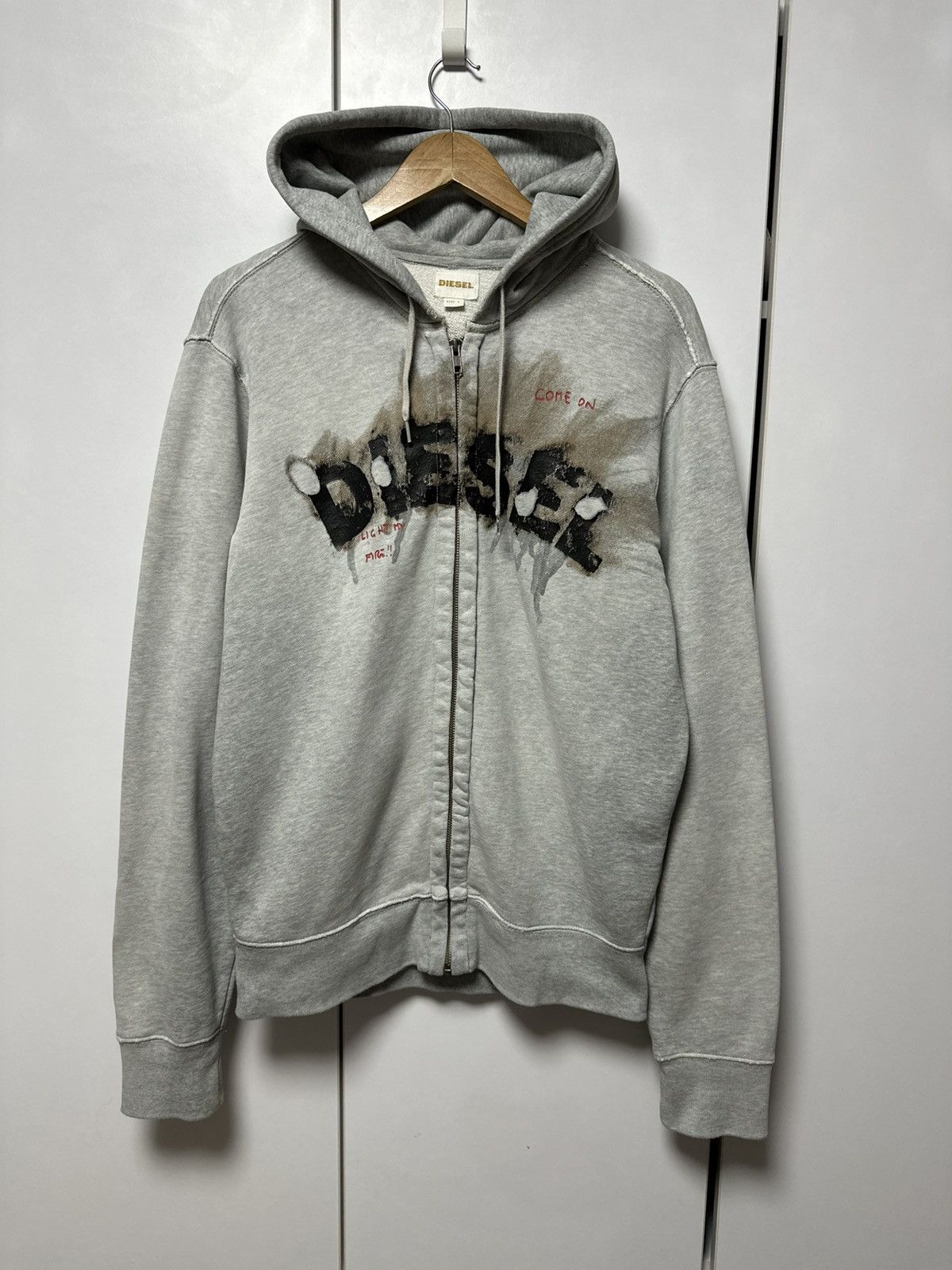 Diesel Vintage Hoodie Streetwear Rare