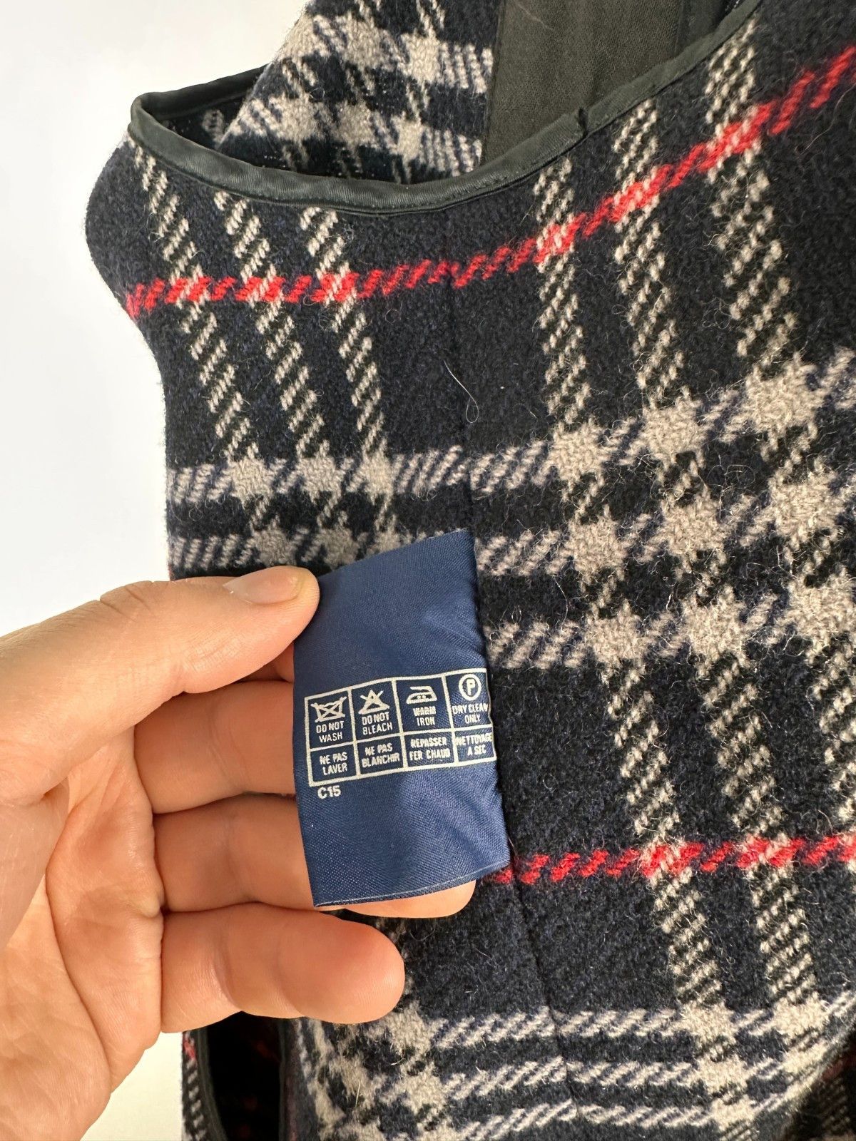 Burberry Burberry's Sleeveless Coat Jacket Lining Wool Blue Sz 50 Size US M / EU 48-50 / 2 - 12 Thumbnail