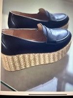 Gabriela Hearst Gabriela Hearst Leather Navy Loafers Size US 5.5 / IT 35.5 - 10 Thumbnail