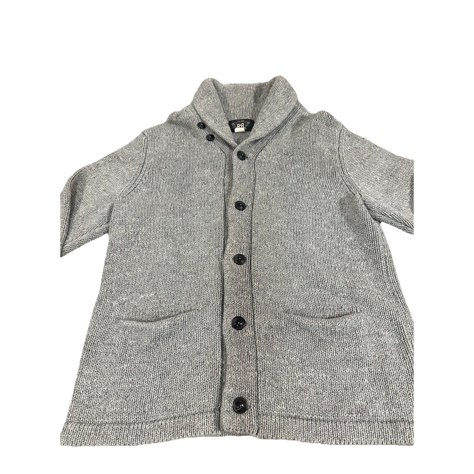 RRL Ralph Lauren Vintage RRL Double RL Shawl Cardigan Cable Knit Sweater Amer Size US L / EU 52-54 / 3 - 2 Thumbnail