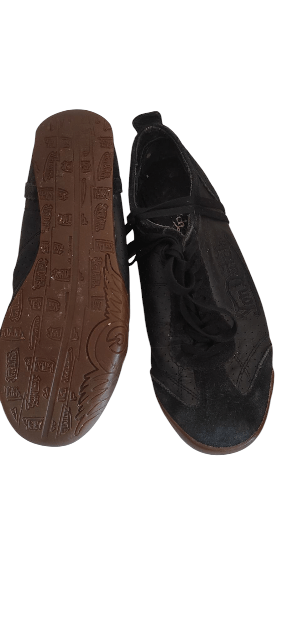 Vintage × Von Dutch Von Dutch Leather Sneakers Suede Flying Emboidered Eyeball Size US 8 / EU 41 - 5 Thumbnail