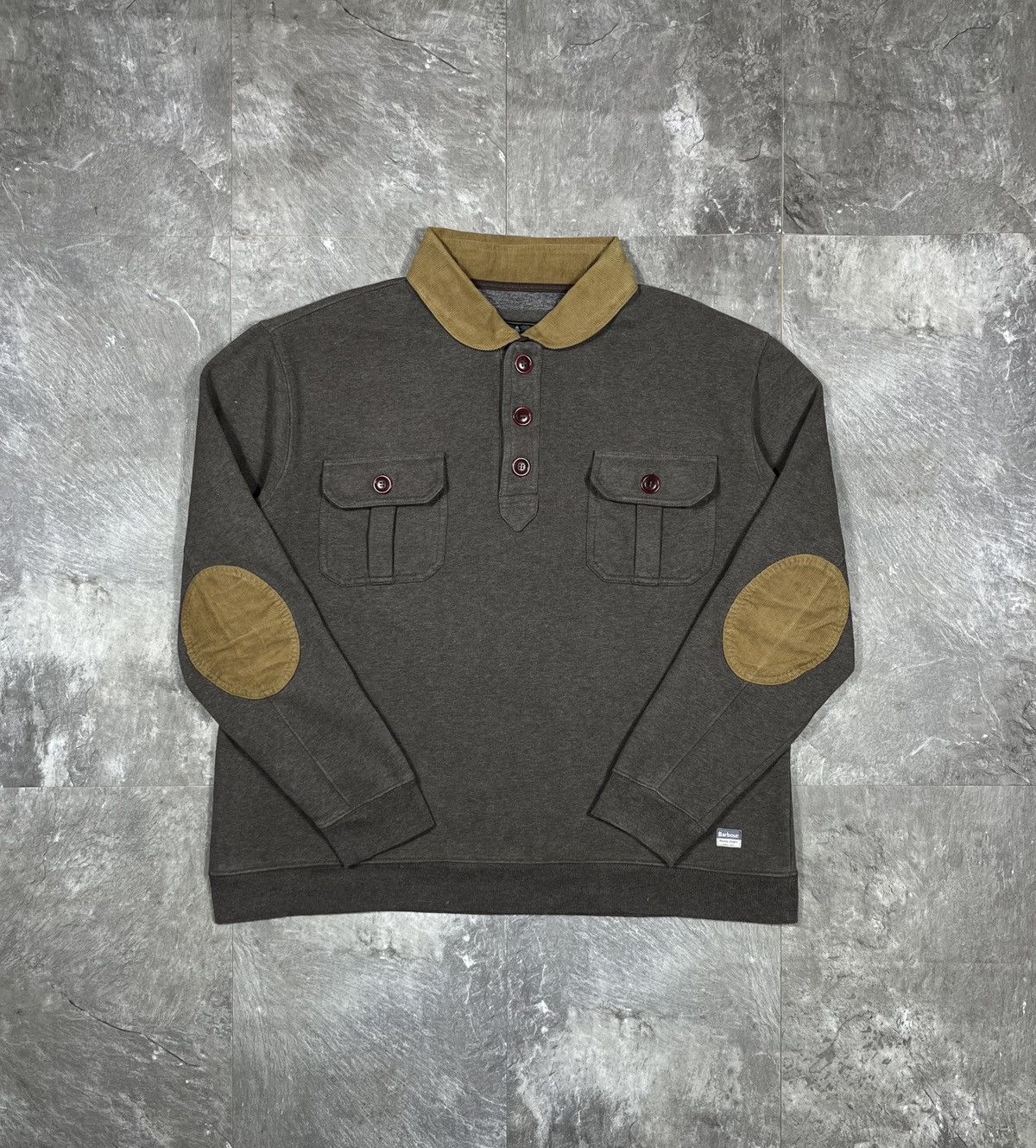 Barbour Barbour Beacon Corduroy Collar Fleece Sweatshirt Brown XXL Size US XXL / EU 58 / 5 - 1 Thumbnail