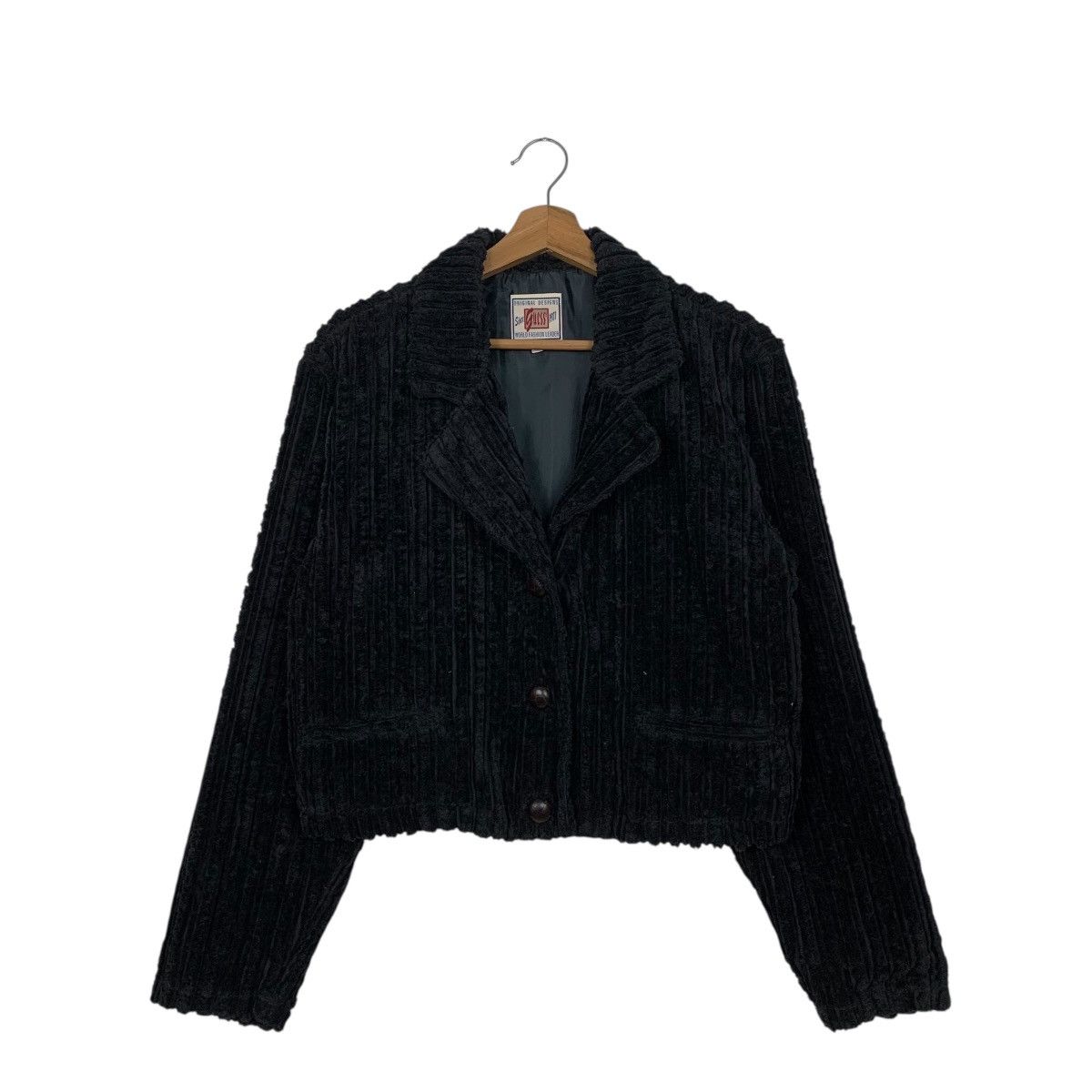 Guess Vintage Guess USA Corduroy Crop Jacket Size S / US 4 / IT 40 - 1 Thumbnail