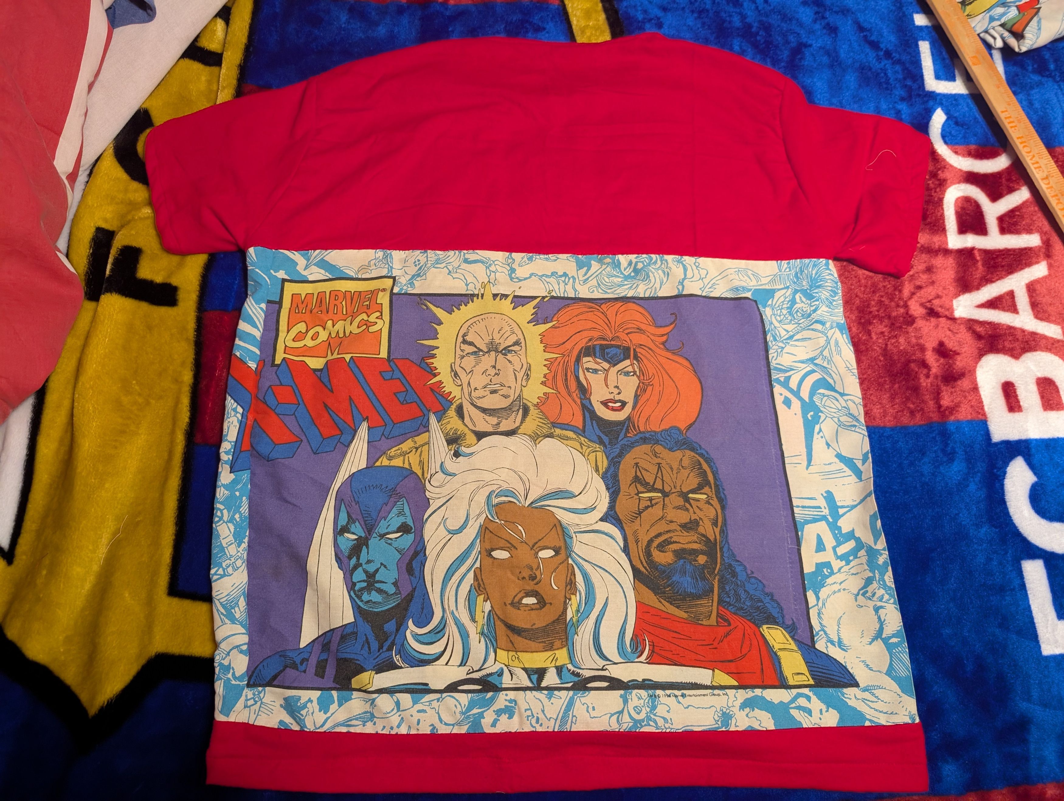 Other Custom Vintage Marvel 1994 X-men AOP Shirt Size US XL / EU 56 / 4 - 6 Thumbnail