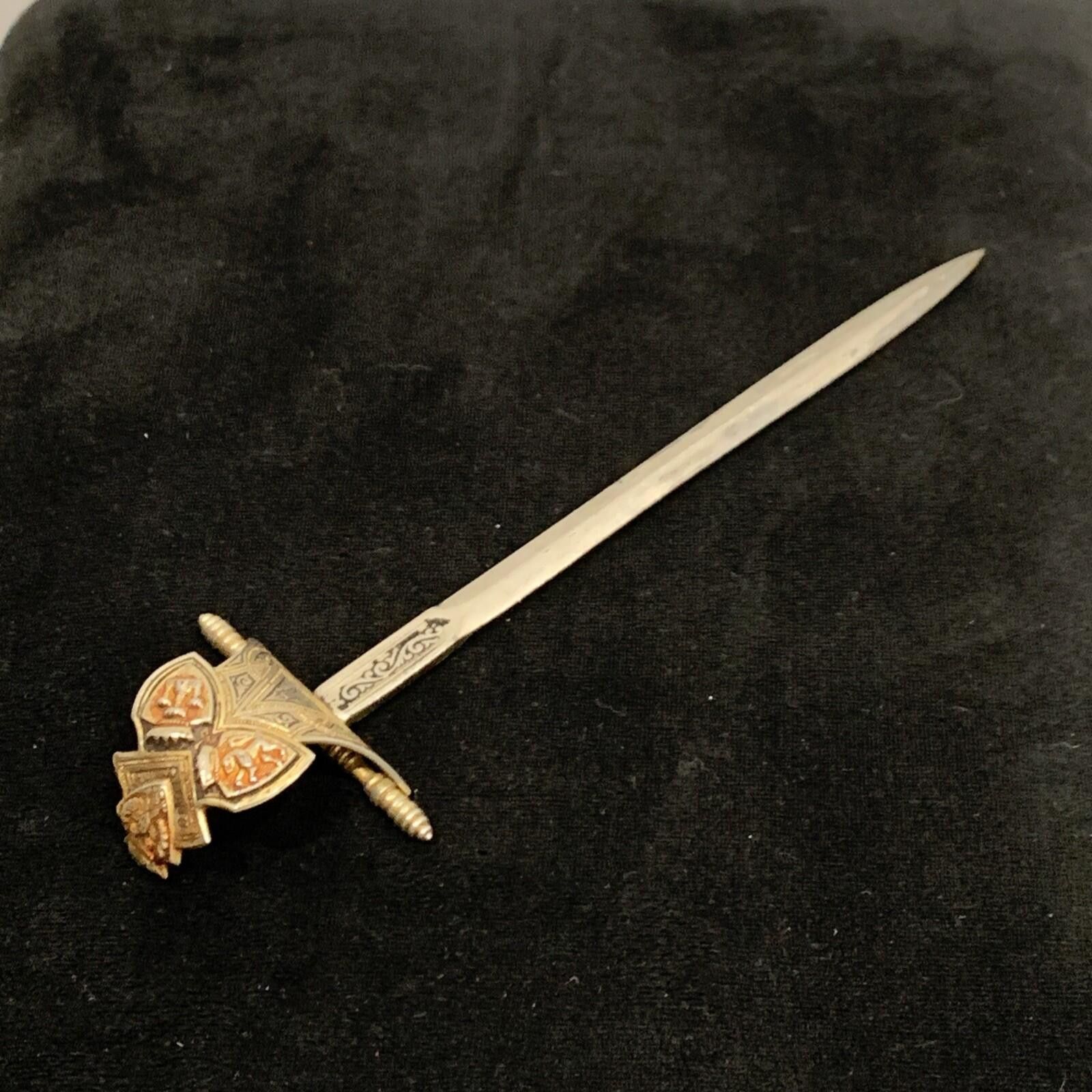 Other Vintage Toledo Spain Sword Letter Opener Rapier Souvenir 8” Size ONE SIZE - 1 Thumbnail