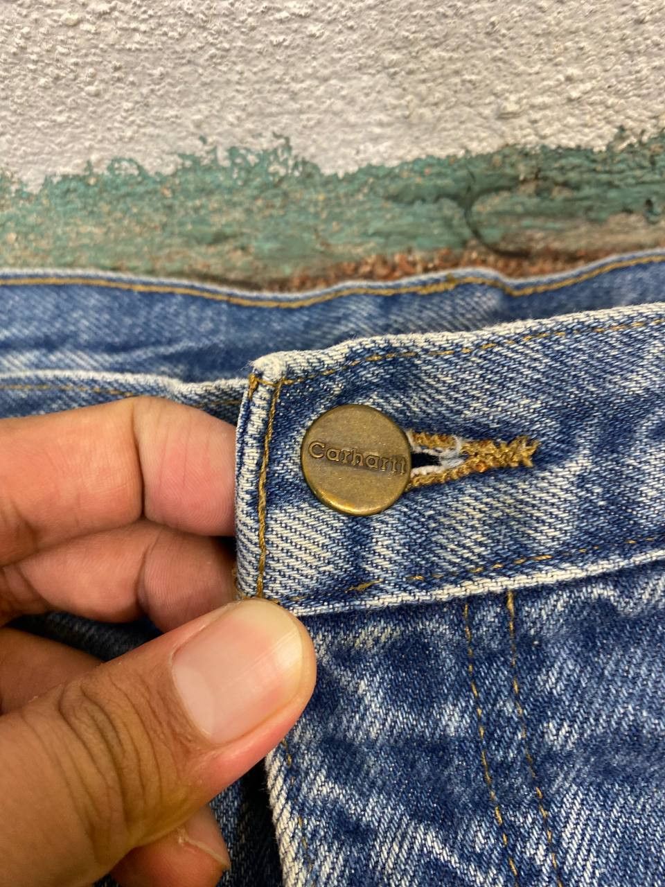Carhartt vintage carhartt flannel lining denim nice design Size US 39 - 11 Thumbnail