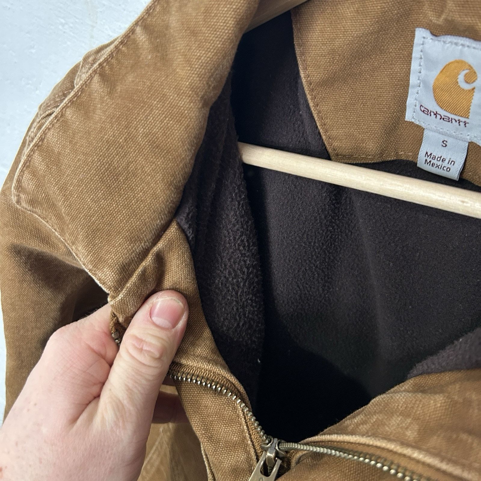 Carhartt Carhartt Berwick Fleece-Lined Canvas Jacket “Brown” Size US S / EU 44-46 / 1 - 9 Thumbnail