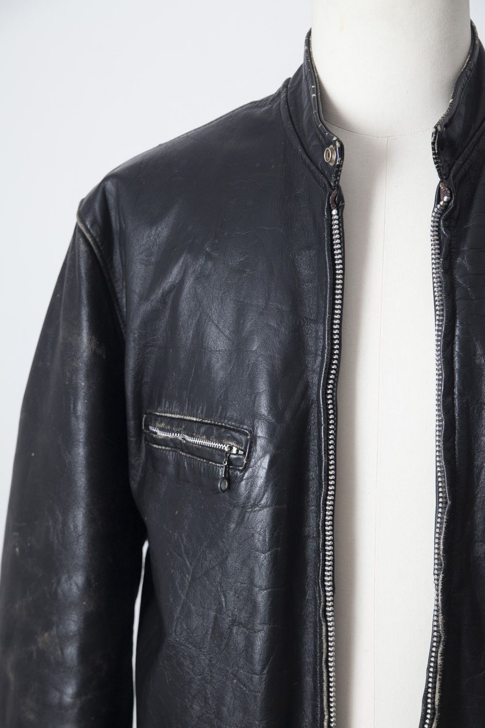 Vintage 1970's single rider leather jacket Size US L / EU 52-54 / 3 - 2 Thumbnail