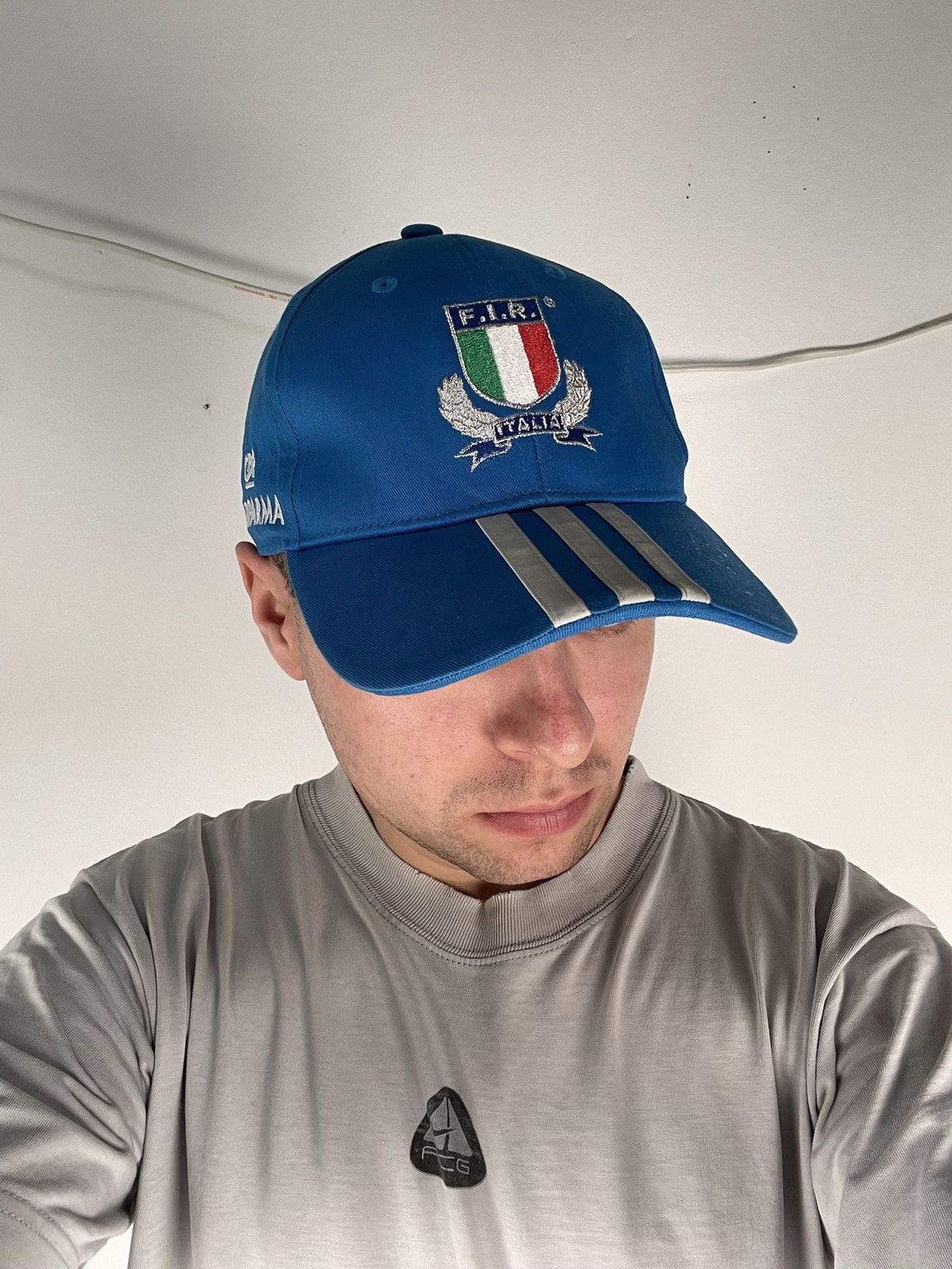 Adidas Adidas Italia FIR Rugby Cap Size ONE SIZE - 2 Thumbnail