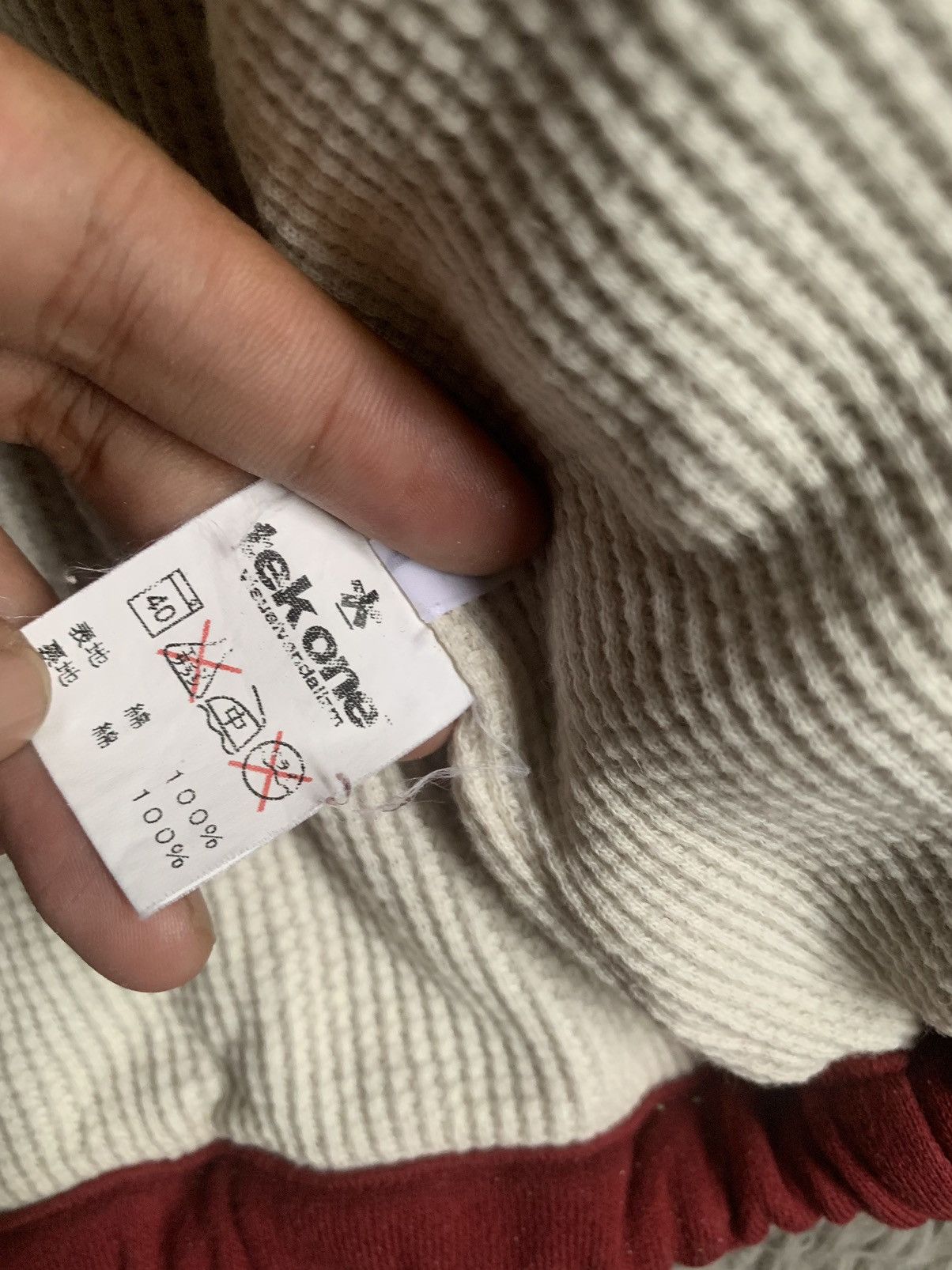 Japanese Brand Vintage Tek One Visual Vandalism Thermal Sweat Zip Jacket Size US XL / EU 56 / 4 - 6 Thumbnail