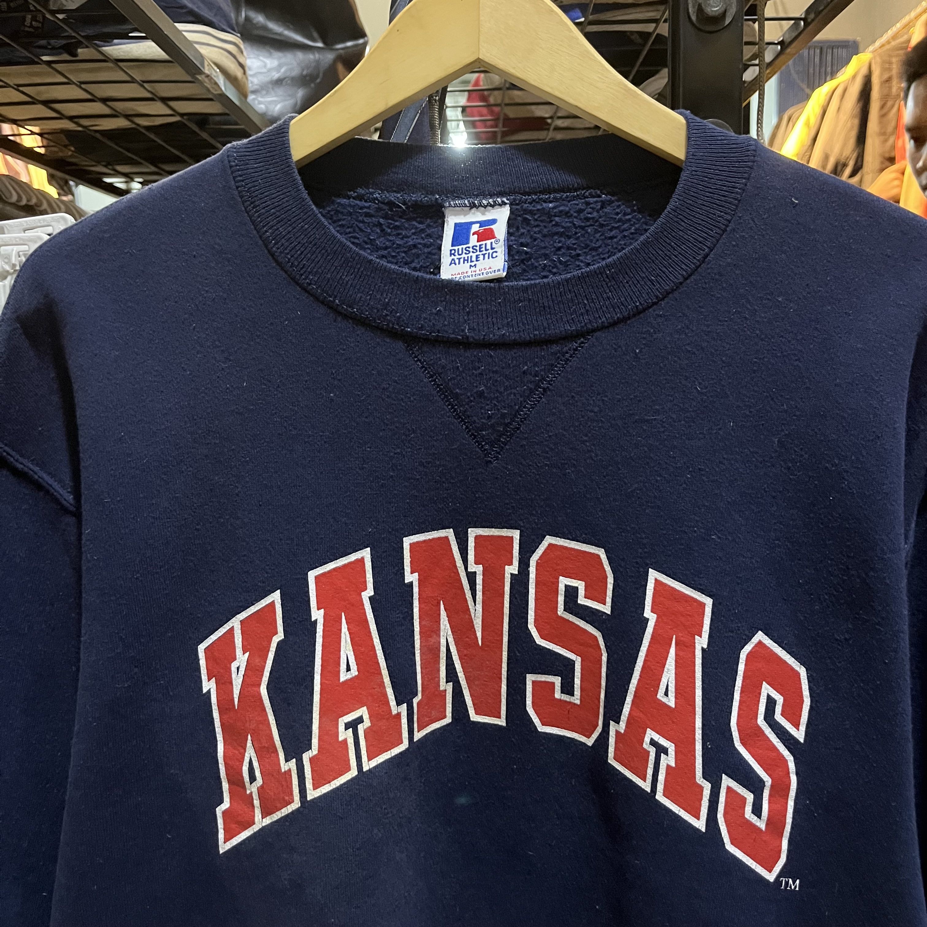 Russell Athletic × Vintage Vintage russell kansas sweter Size US M / EU 48-50 / 2 - 2 Thumbnail