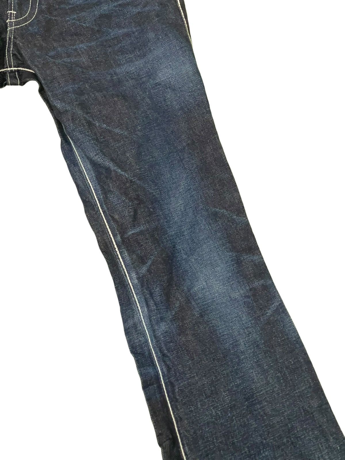 Japanese Brand Flare Jeans Ufin & Sons Japan Faded Boot Cut 8🟦7 Size US 31 - 7 Thumbnail