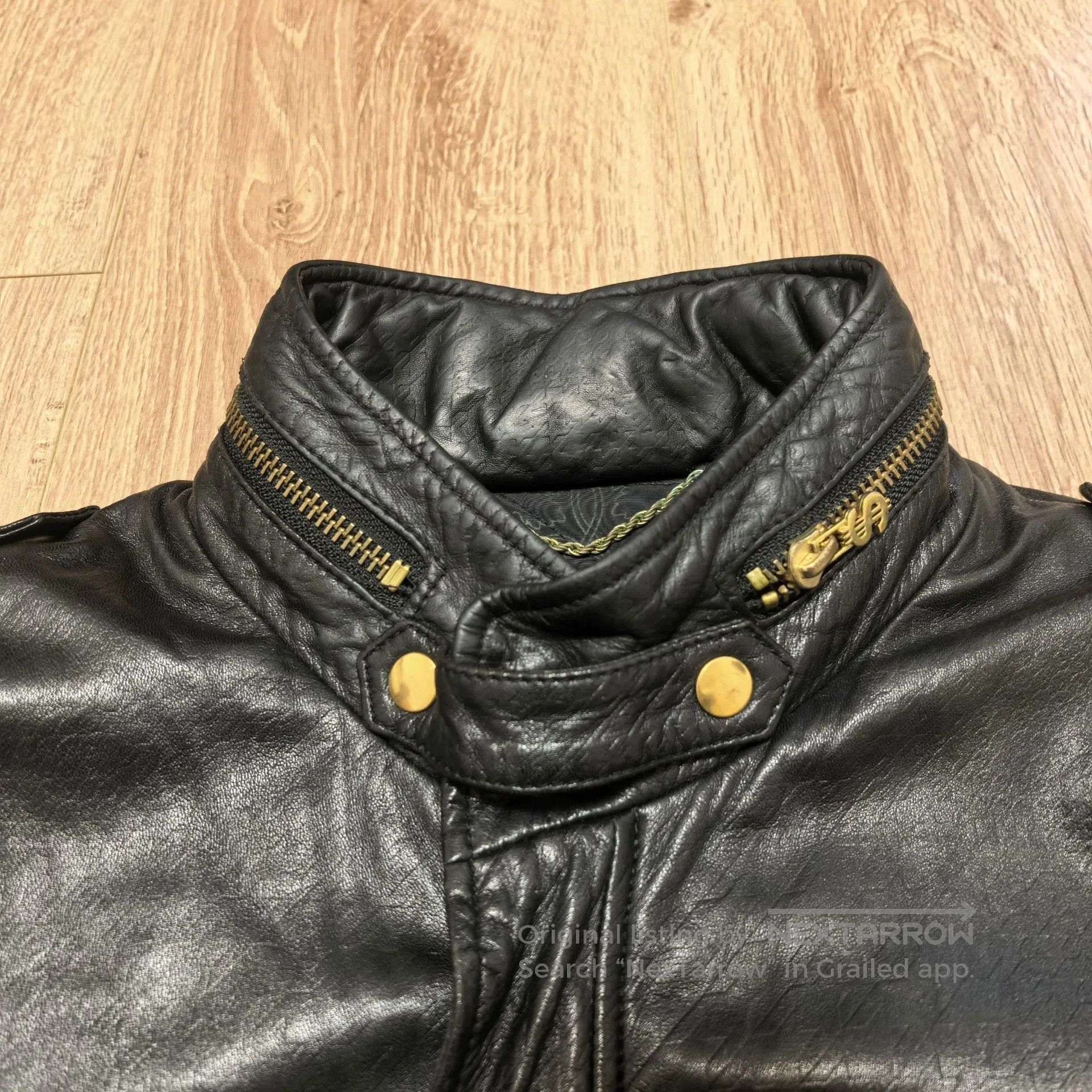 Swagger Swagger Sheepskin Motorcycle Leather Jacket. Size US L / EU 52-54 / 3 - 4 Thumbnail