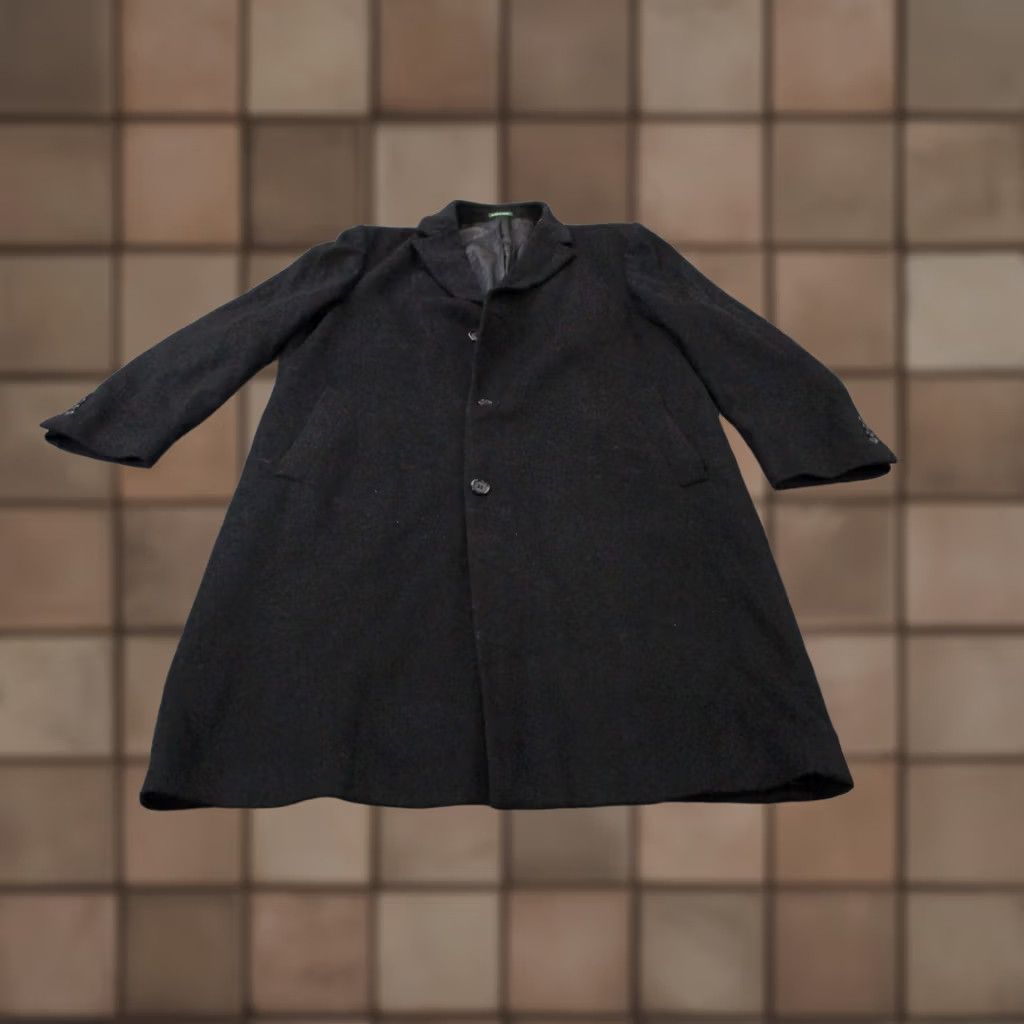 Ralph Lauren VINTAGE Ralph Lauren Coat Mens 48R Black Wool Blend Parma Overcoat Classic Outdoors Size US M / EU 48-50 / 2 - 1 Thumbnail