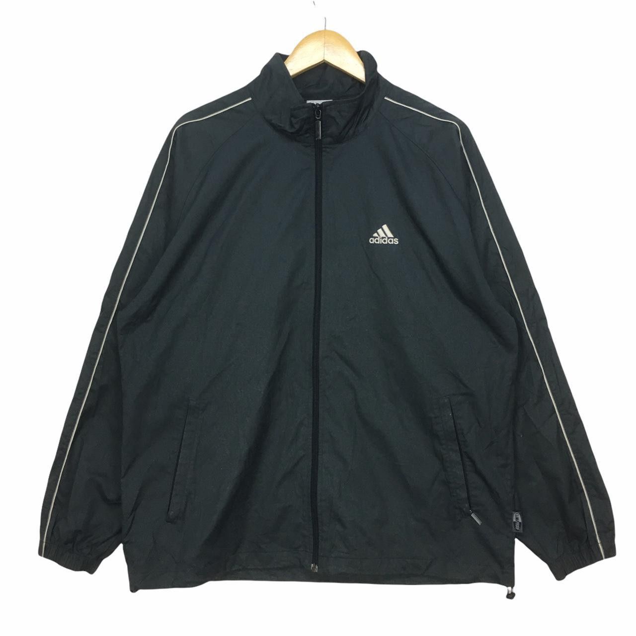 Adidas ADIDAS 3 Stripes Zip Up Sweater Windbreaker Streetwear Size US M / EU 48-50 / 2 - 1 Thumbnail