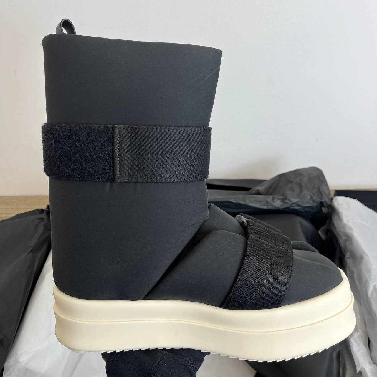 Moncler Moncler x Rick Owens Platform Snow Boots Black Size EU 43 Size US 10 / EU 43 - 7 Thumbnail