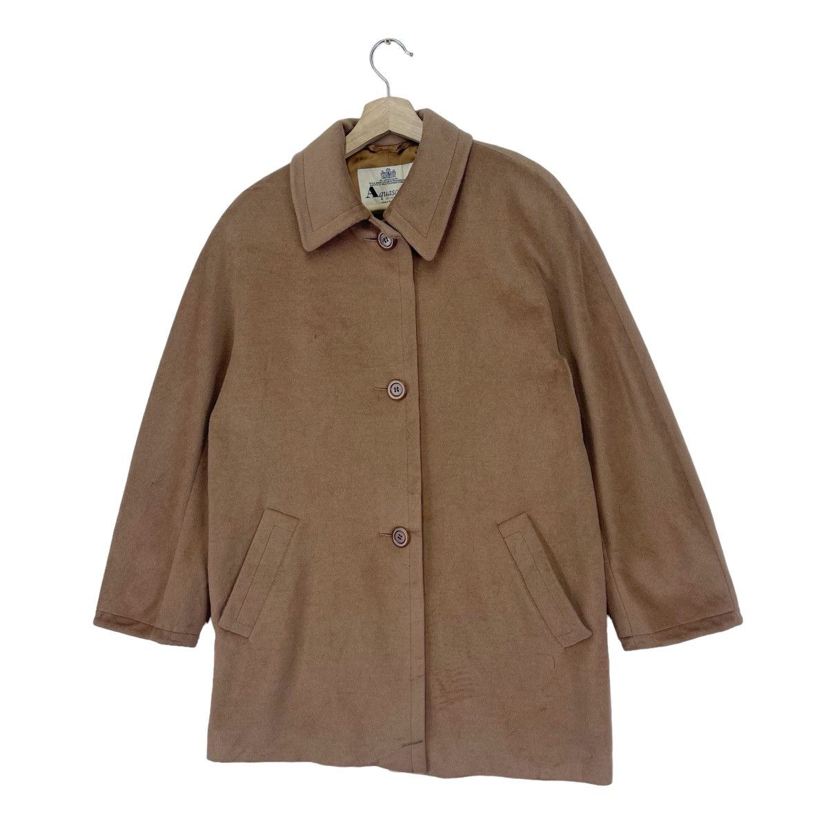 Aquascutum × Vintage Aquascutum London Wool Overcoat Size US M / EU 48-50 / 2 - 2 Thumbnail