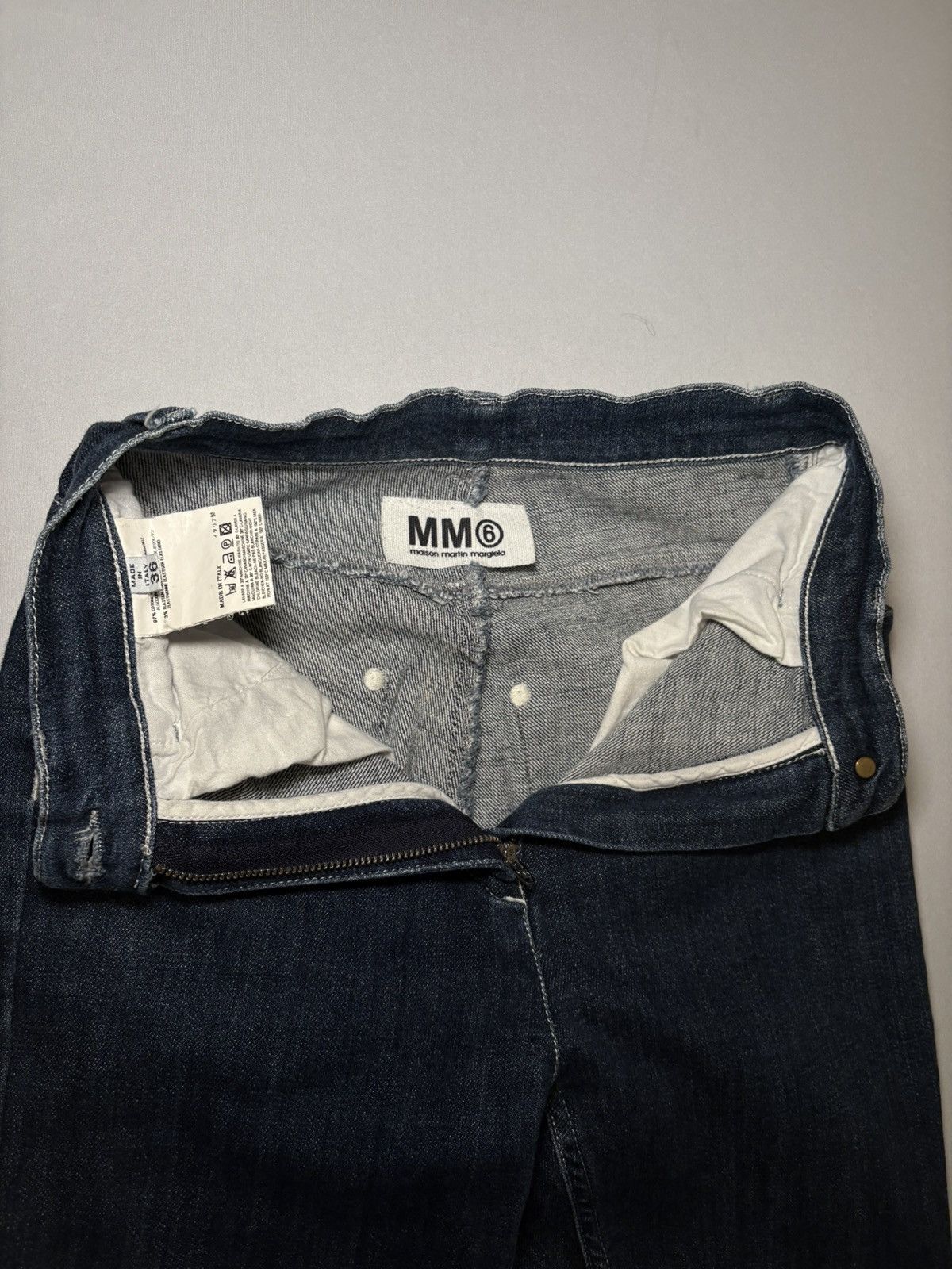 MM6 Margiela MM6 High Waisted Skinny Jeans Size 25" / US 0 / IT 36 - 4 Thumbnail