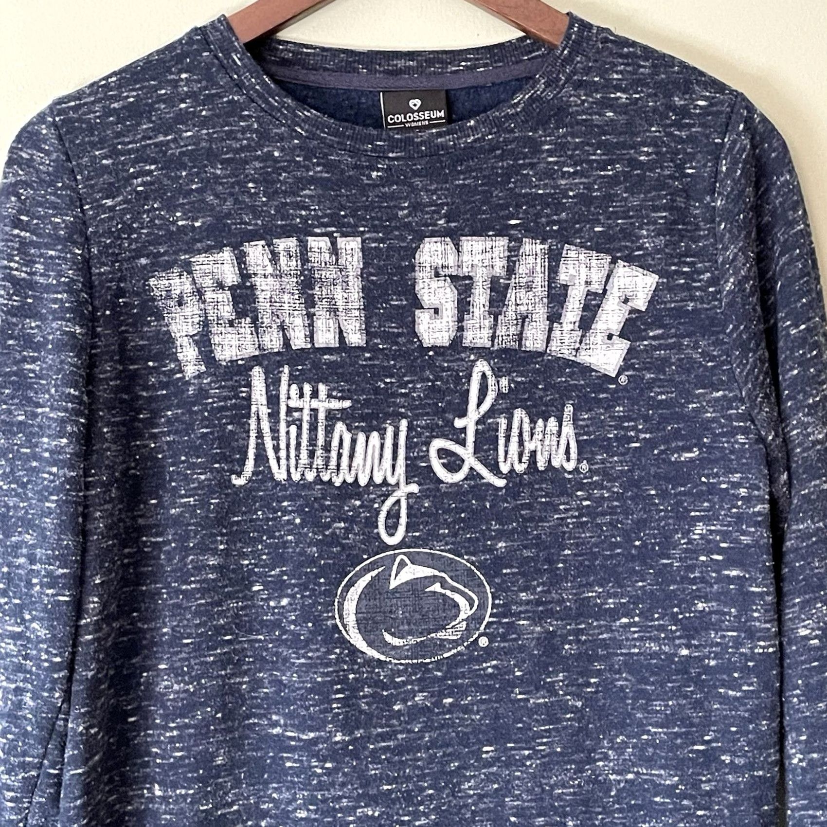 Vintage VINTAGE Penn State Tee Woman’s Small Long Sleeve Blue Nittany Lions Graphics Comfy Cozy Size S / US 4 / IT 40 - 2 Thumbnail