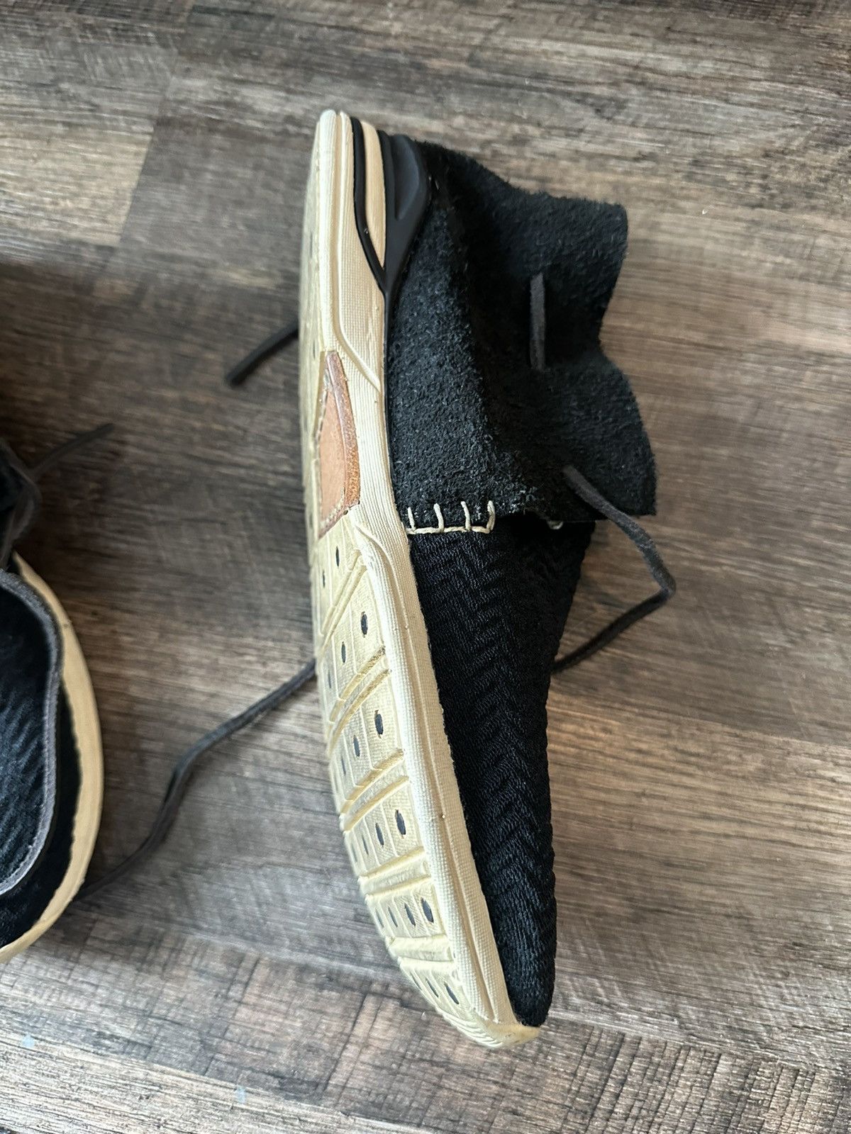 Visvim Visvim Huron Mesh Moc Folk 10.5 Black Size US 10.5 / EU 43-44 - 7 Thumbnail