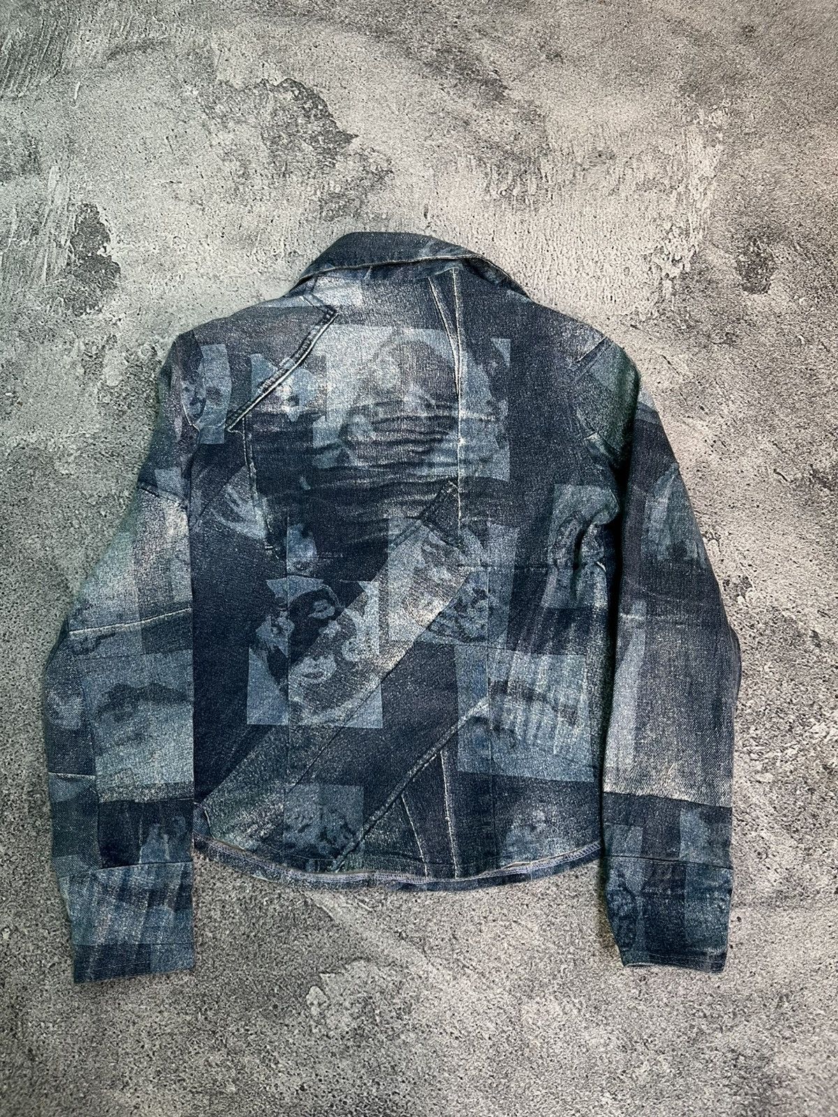 Other Y2K VINTAGE GOTHIC DENIM JACKET BY OCCHI NERI Size M / US 6-8 / IT 42-44 - 10 Thumbnail