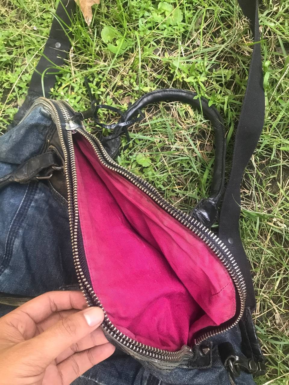 Diesel Diesel Denim Double Zipper Bag Size ONE SIZE - 5 Thumbnail
