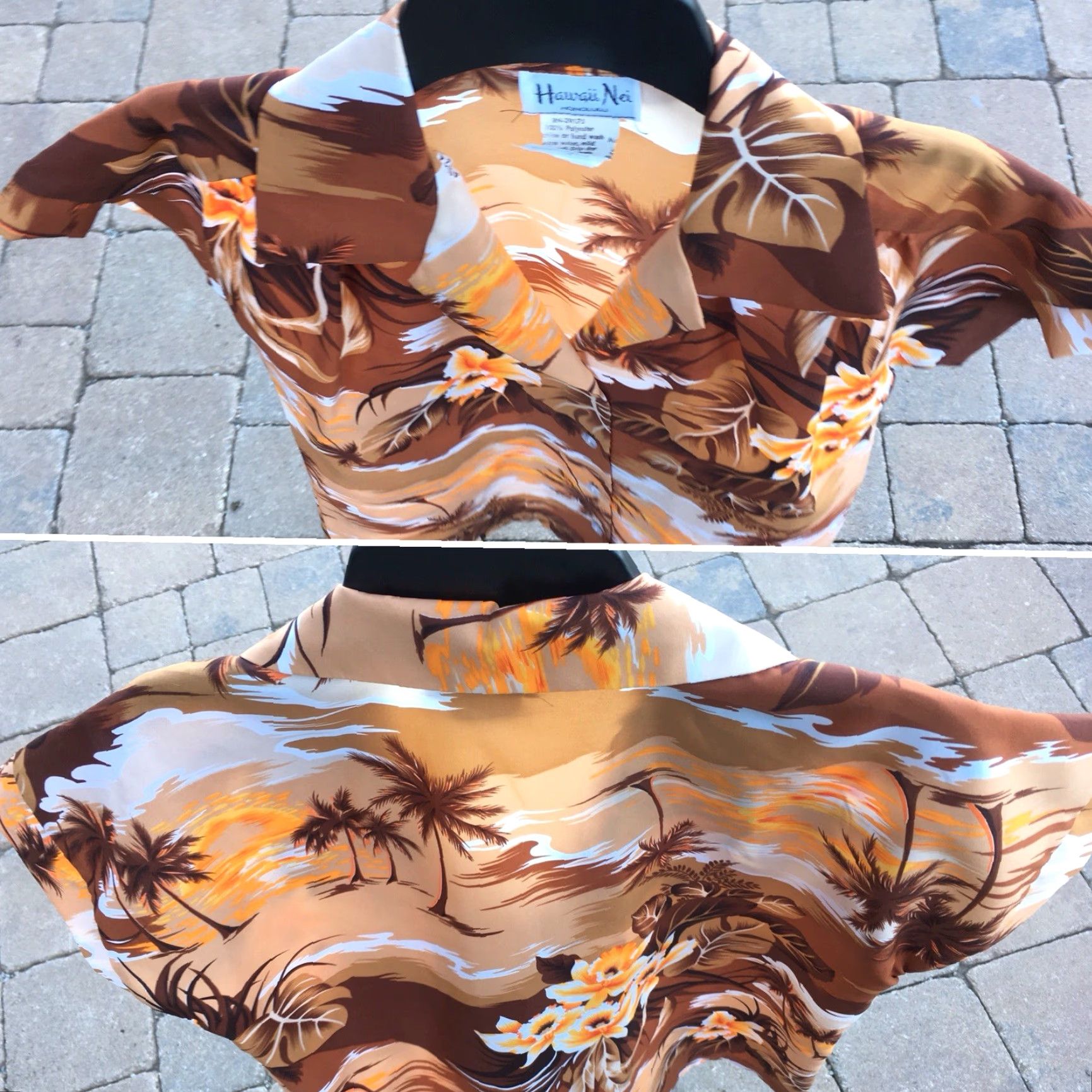Vintage VINTAGE Hawaii Nei Honolulu Hawaiian Shirt RN 39175 Style 1341-T Size 8 Blouse Size M / US 6-8 / IT 42-44 - 5 Thumbnail