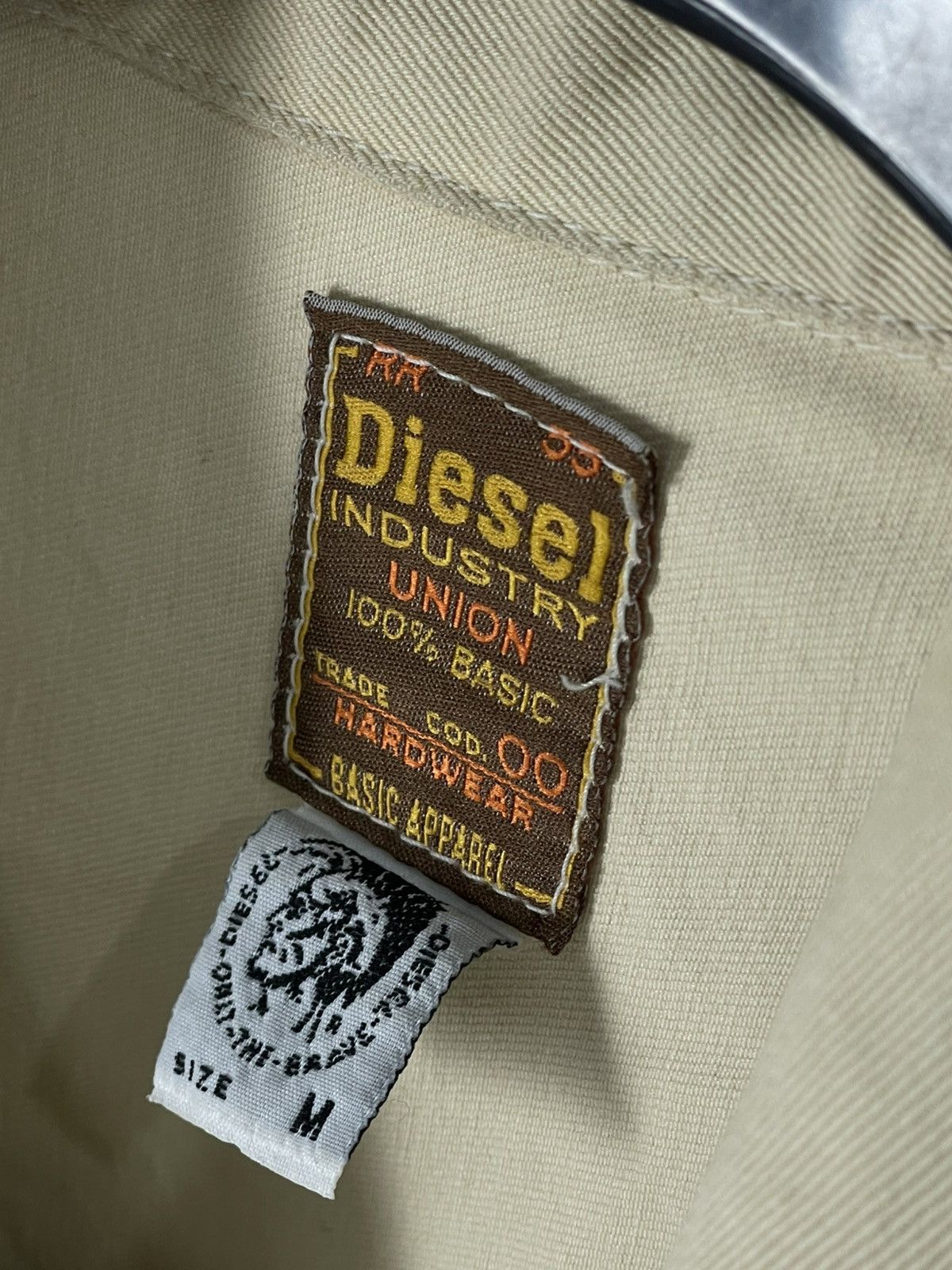 Diesel × Vintage Diesel Industry Detroit Workwear Denim Jacket Vintage 90s Size US M / EU 48-50 / 2 - 8 Thumbnail